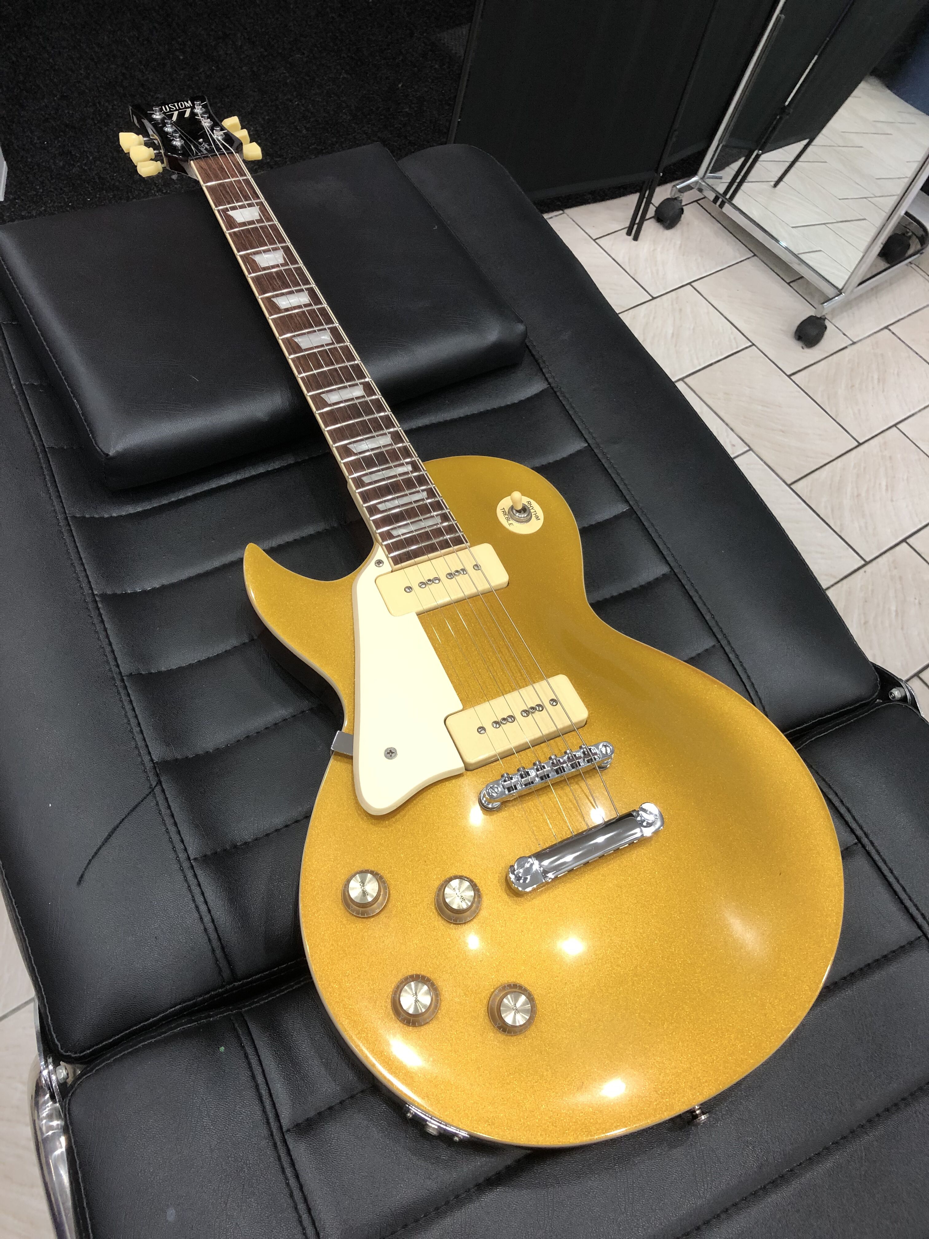 Custom 77 CS-3 gaucher gold top