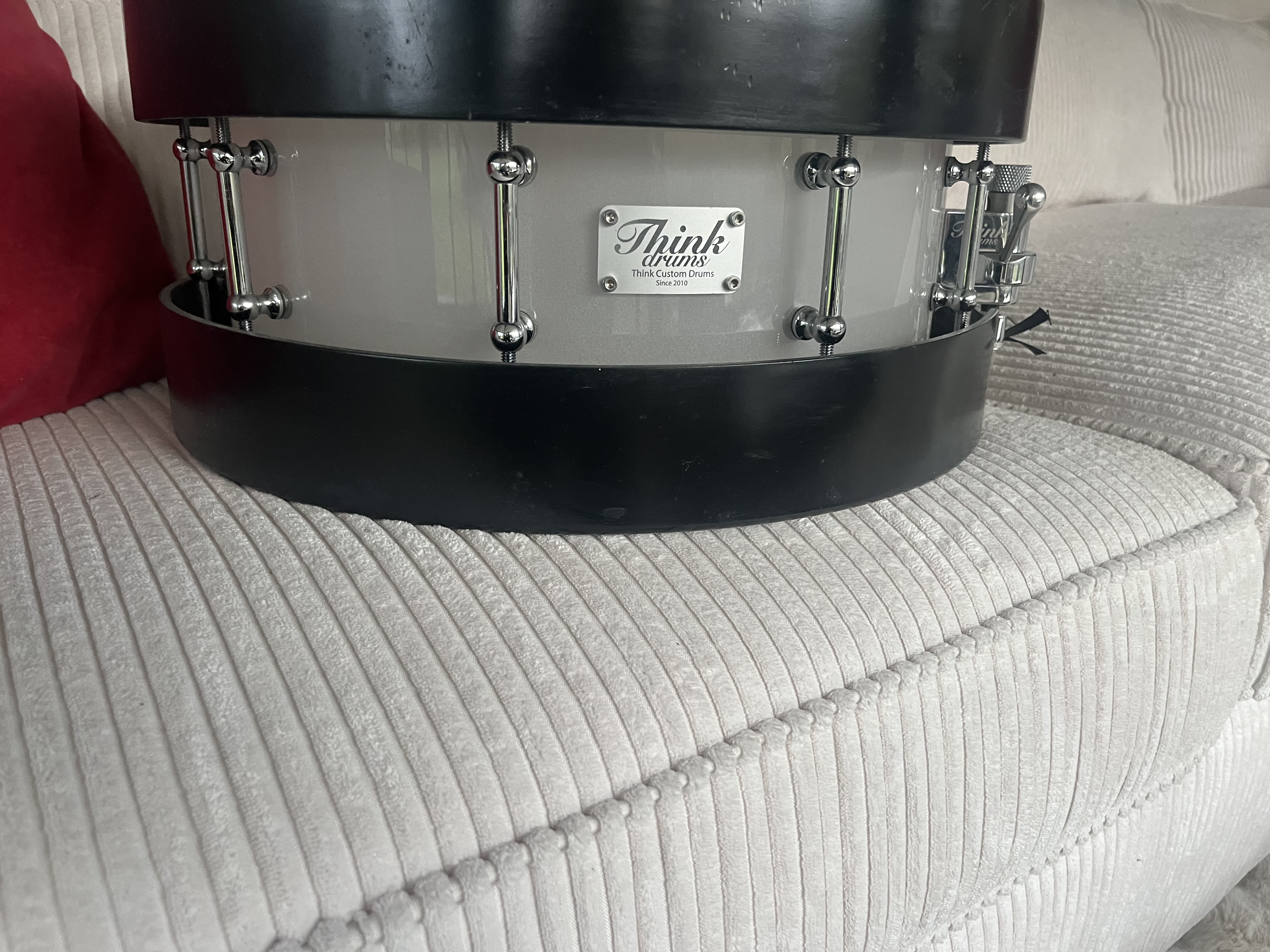 Caisse claire Acrylique opaque blanche