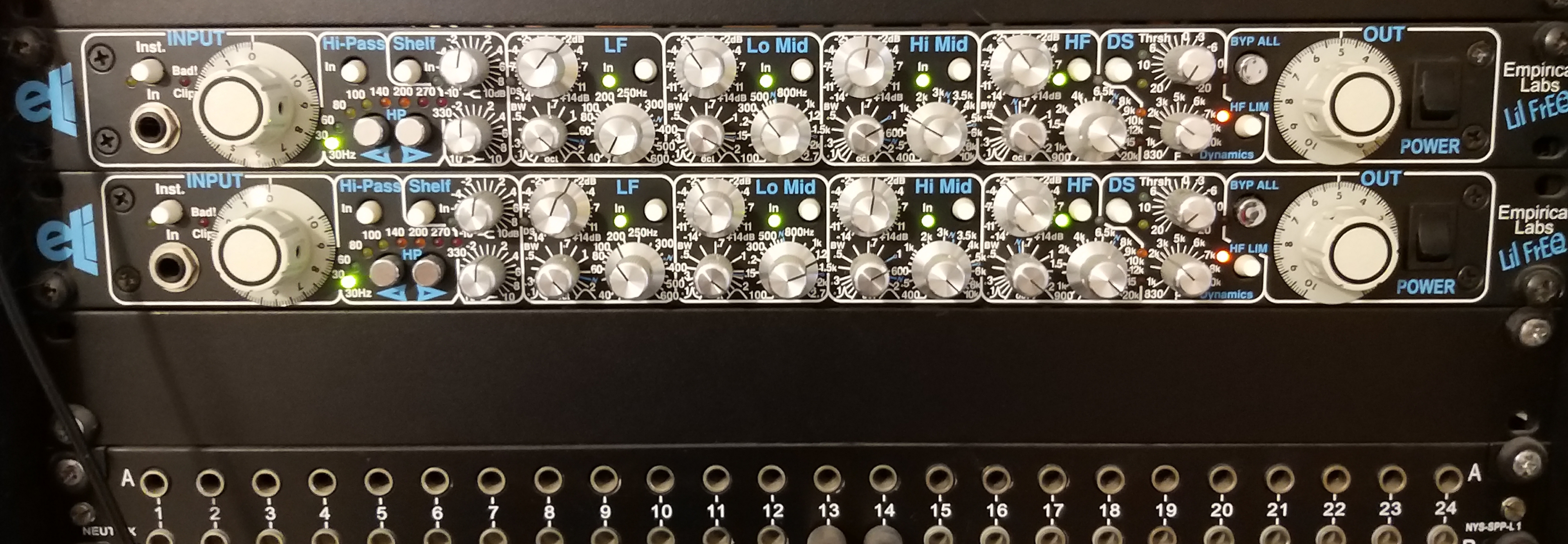 Paire Empirical Labs LiL FreQ EL-Q egaliseur