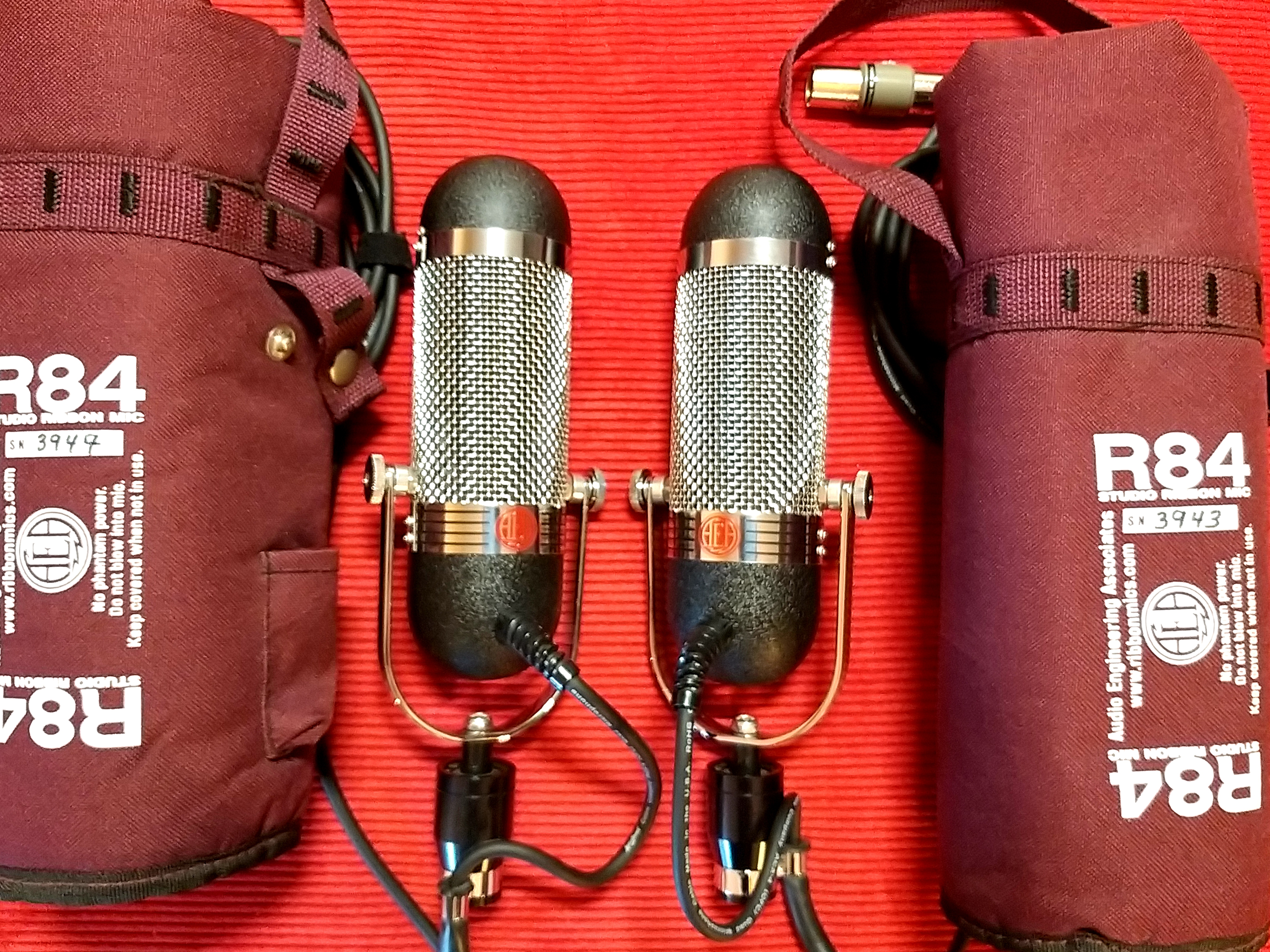 Paire de micros ruban AEA R84