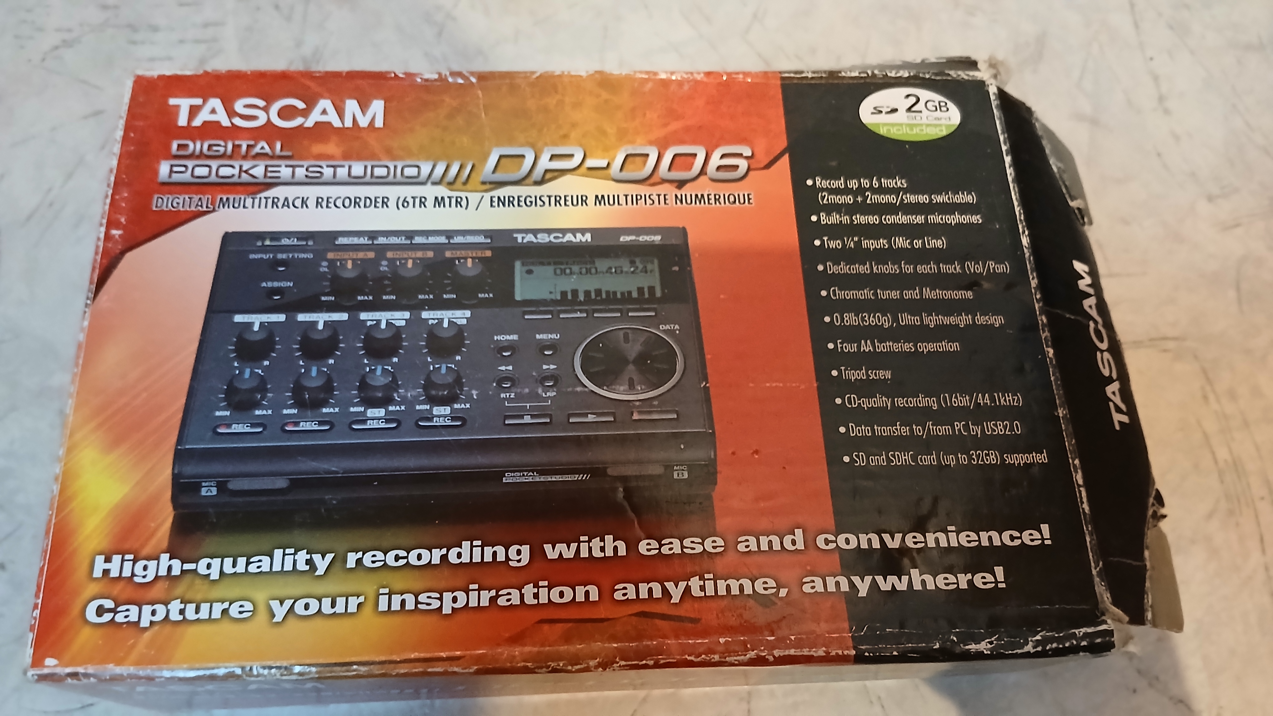 Multipiste Tascam DP-006