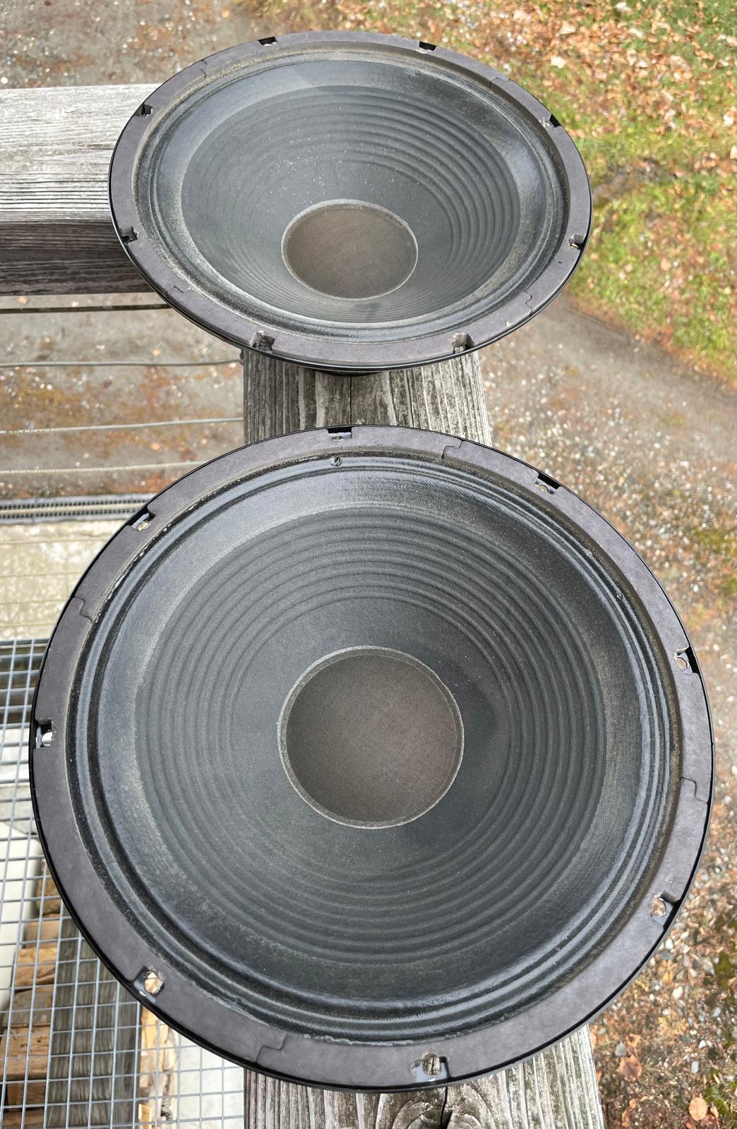 Paire de Hauts Parleurs Guitare 12 Pouces Ceramic