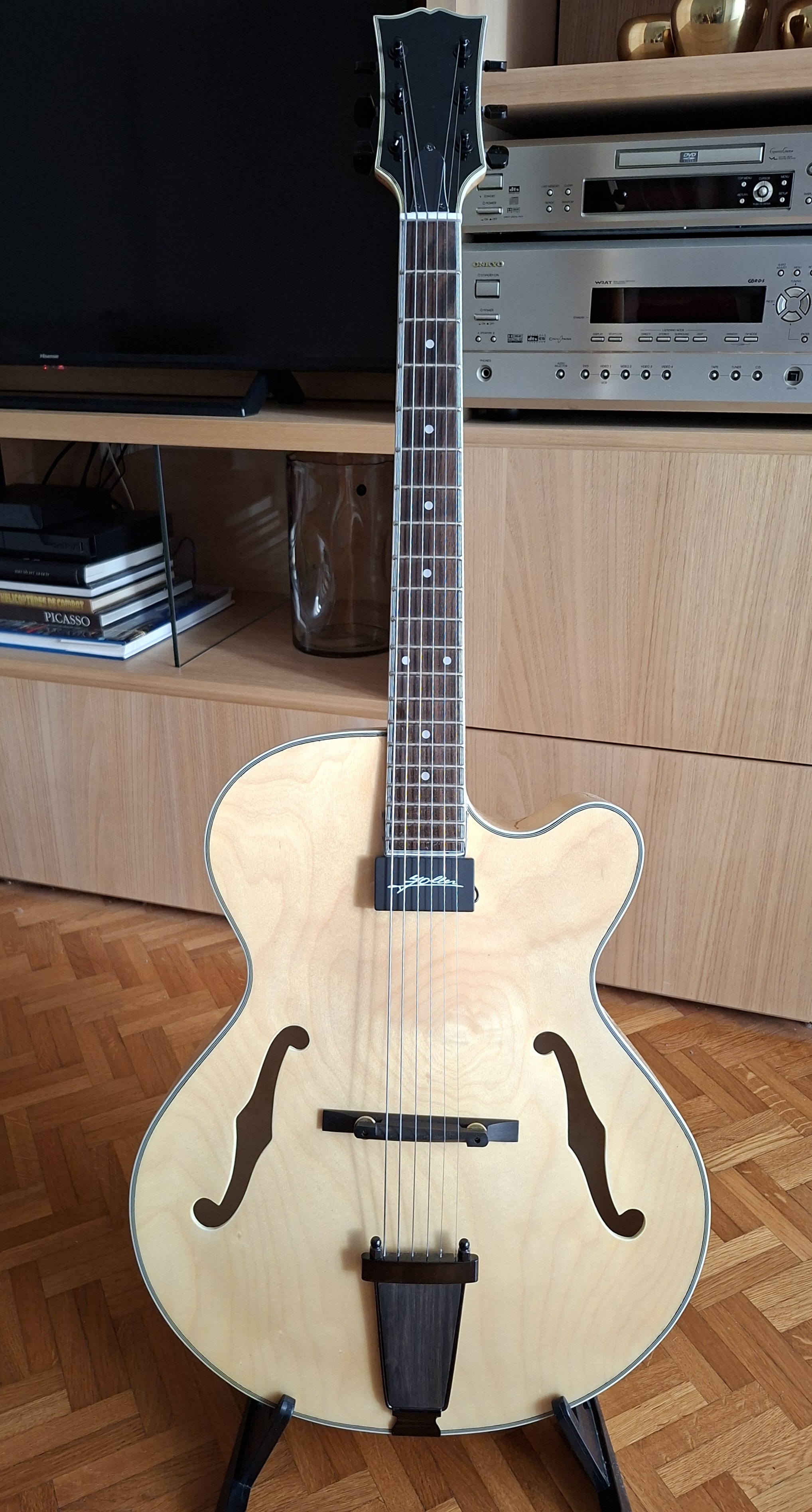 Guitare Jazz Hollowbody – Érable naturel – 2023