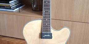 Guitare Jazz Hollowbody – Érable naturel – Luthier 2023