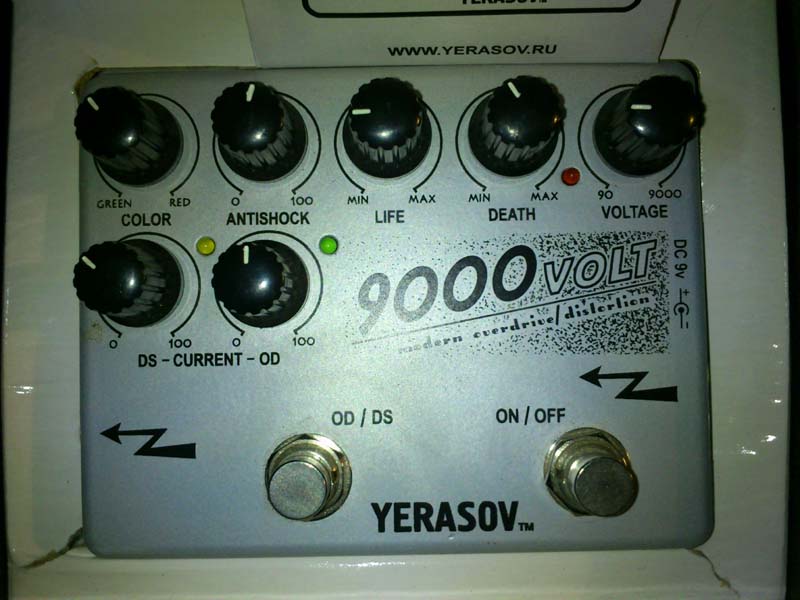 Pédale Overdrive/ Distortion Yerasov 9000V