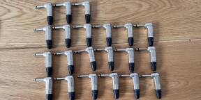Neutrik NP2X (jack mono coudé) utilisés 11x