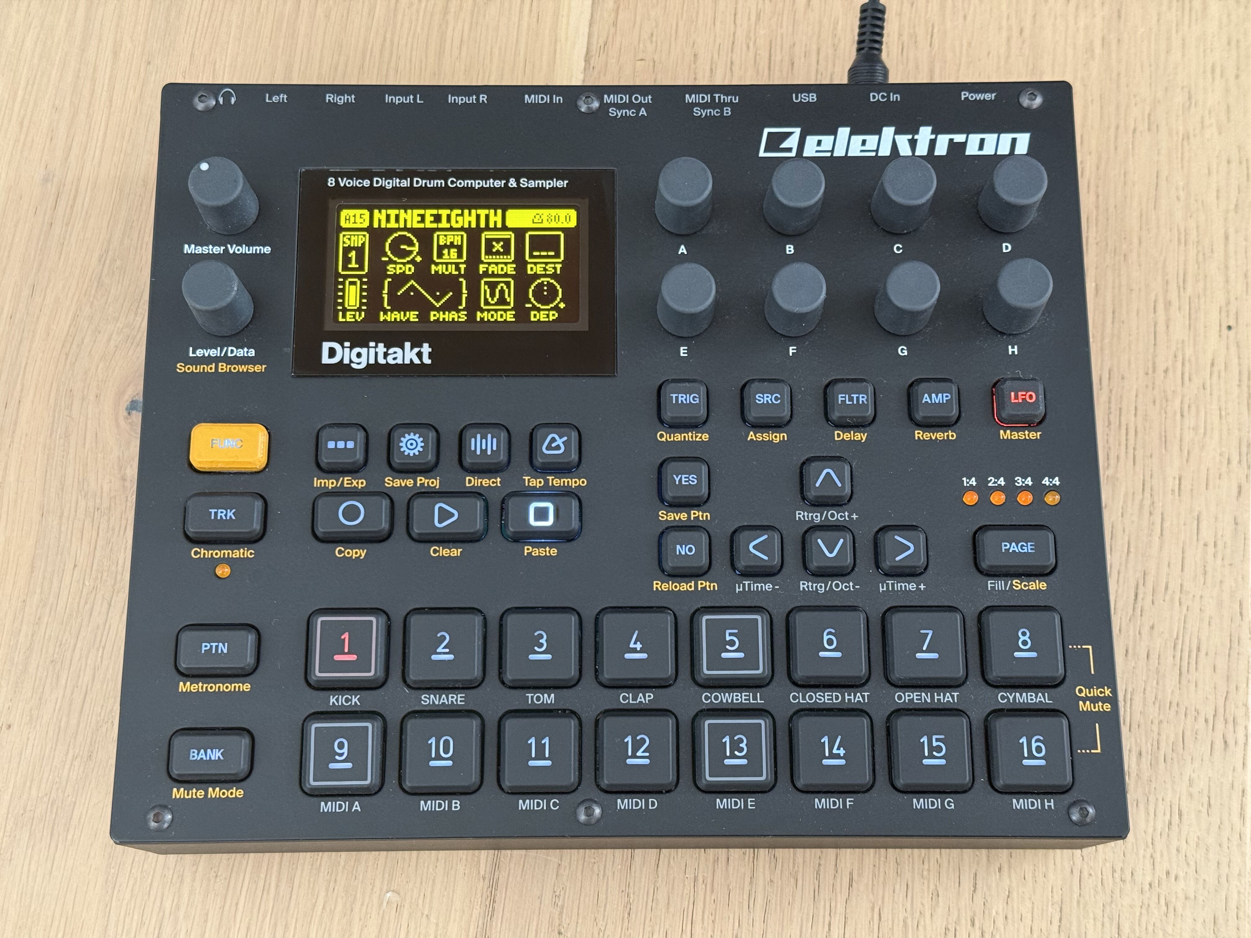 Vends Elektron Digitakt