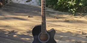 RARE Guitare Acoustique MANTRA "KARMA" Designed in Nepal