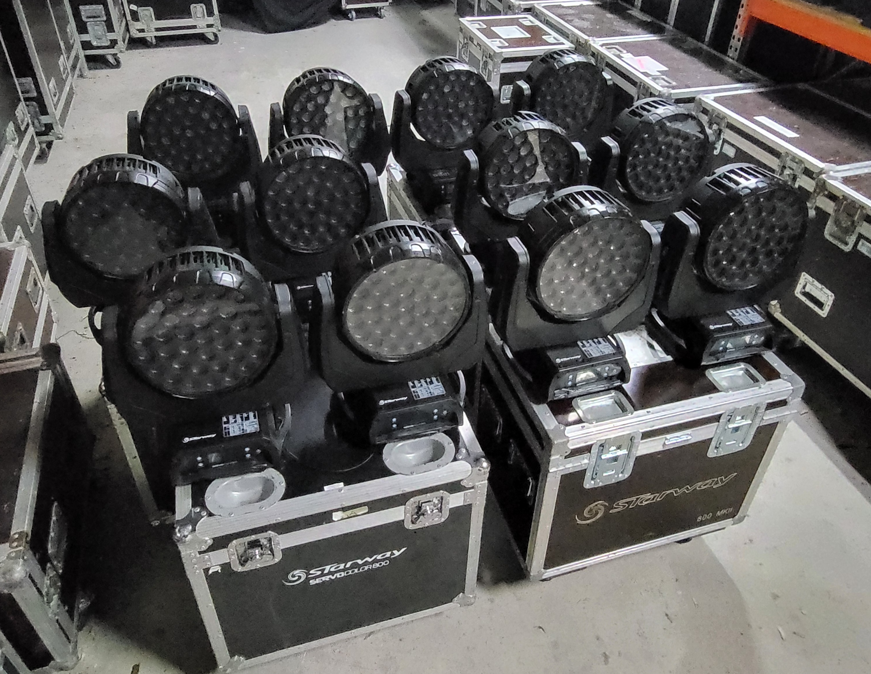 Vends 12 lyres Starway ServoColor 800