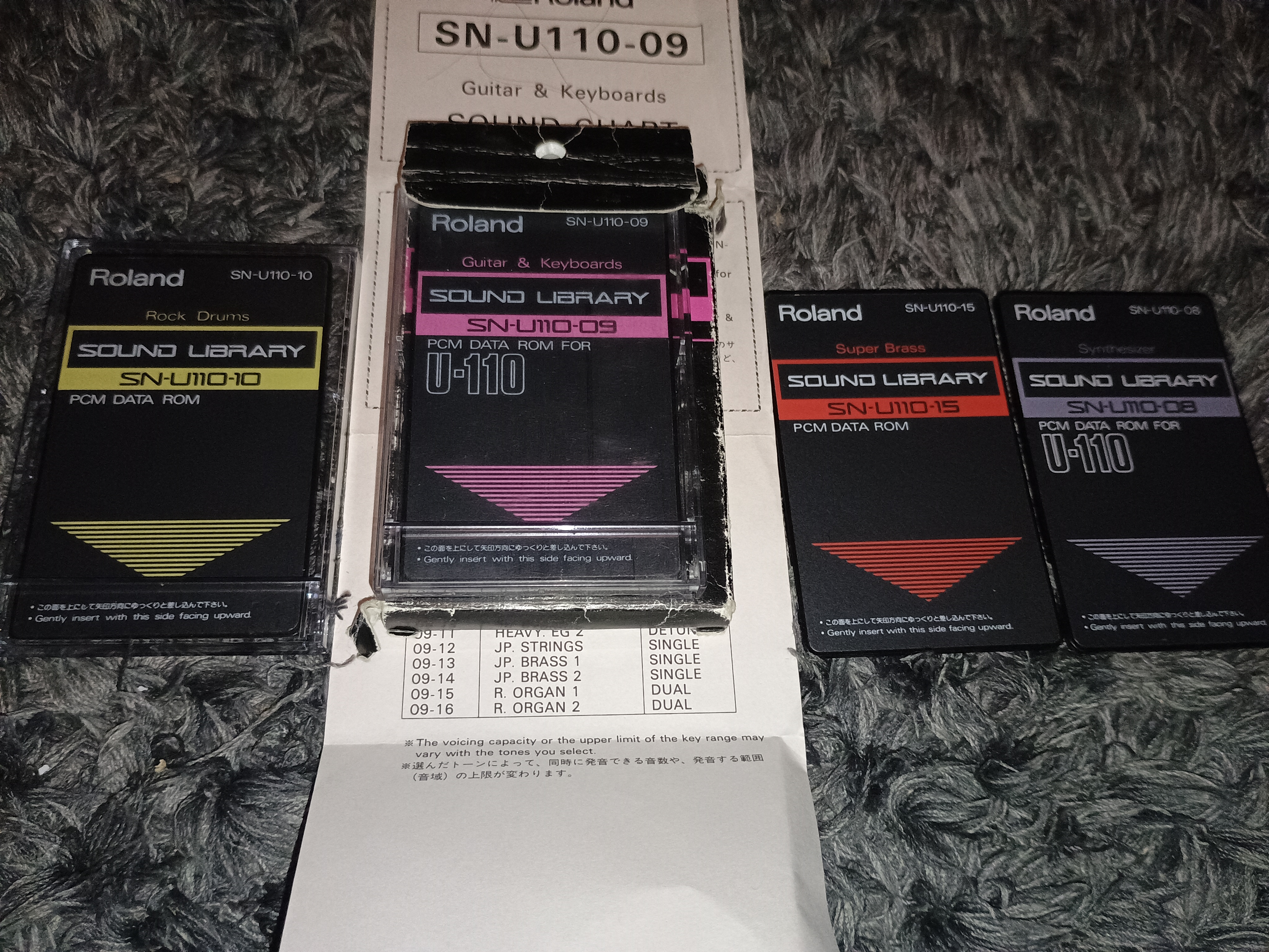 A vendre Roland SN-U110-09 : Guitar & Keyboards