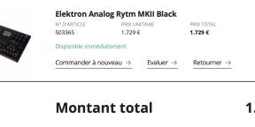 drum machine / groove box ANALOG RYTHM MK2