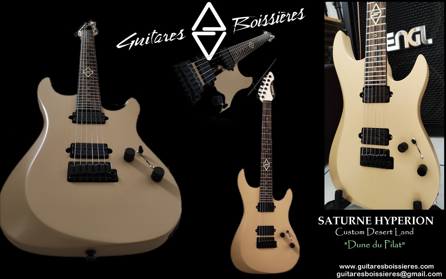 Saturne hyperion custom guitare boissieres
