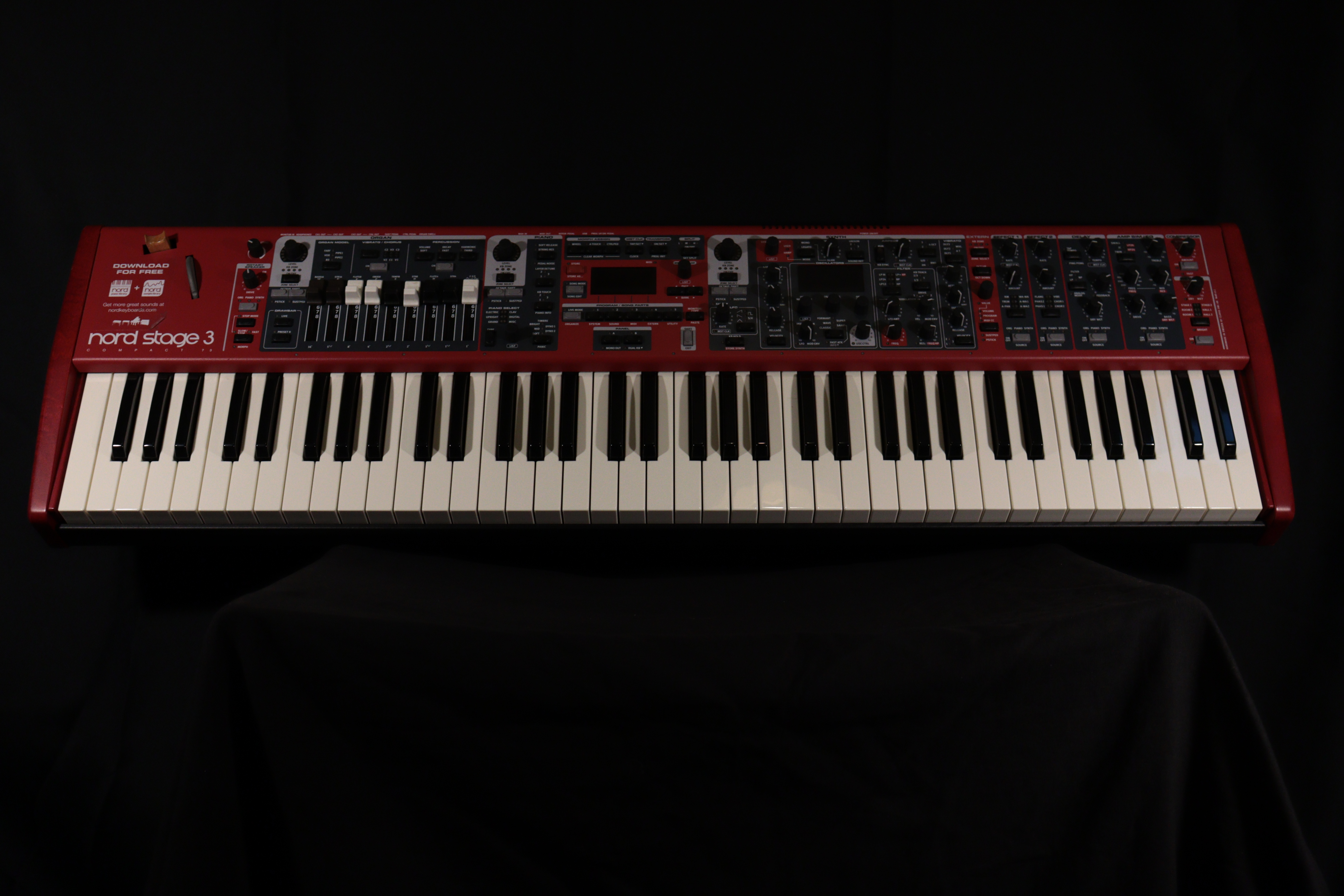 Clavia Nord Stage 3 Compact + Housse Soft Case 73