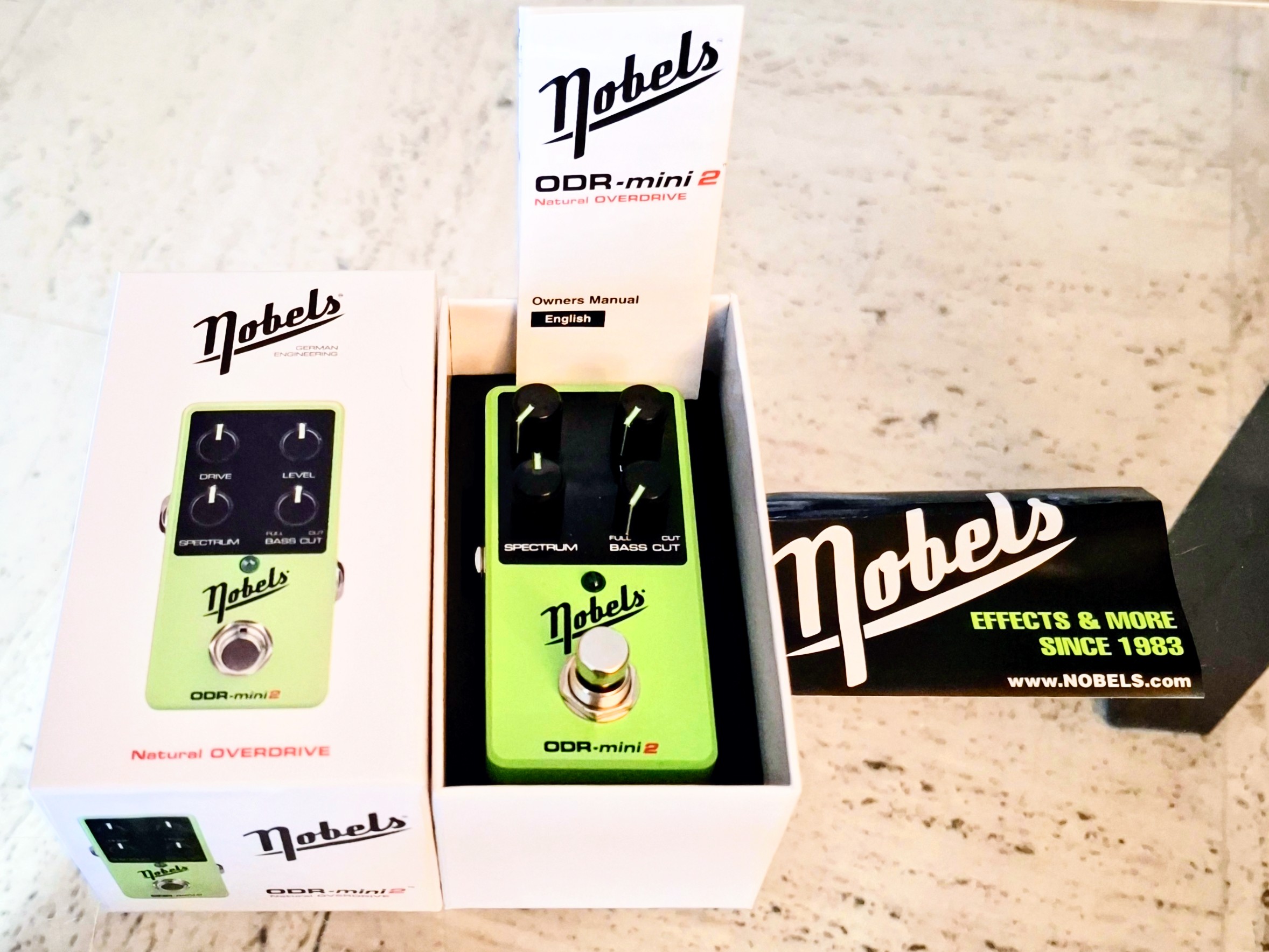 NOBELS ODR MINI 2 à l'état neuve dans sa boîte avec ses goodies et doc 