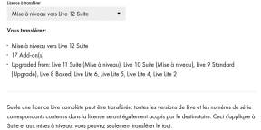 Vends License Ableton Live Suite 12