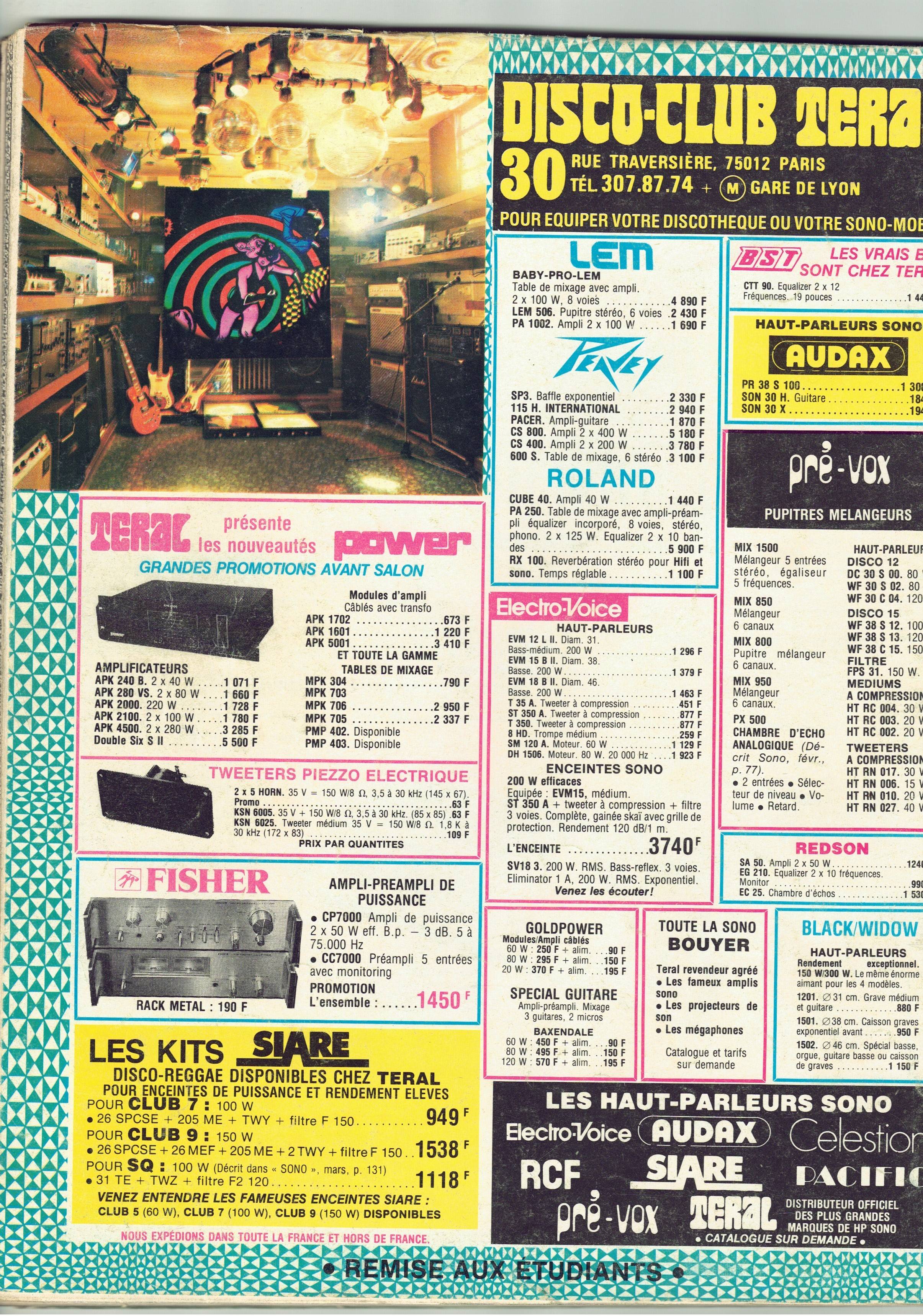 Sono N° 37 avril 1981 V