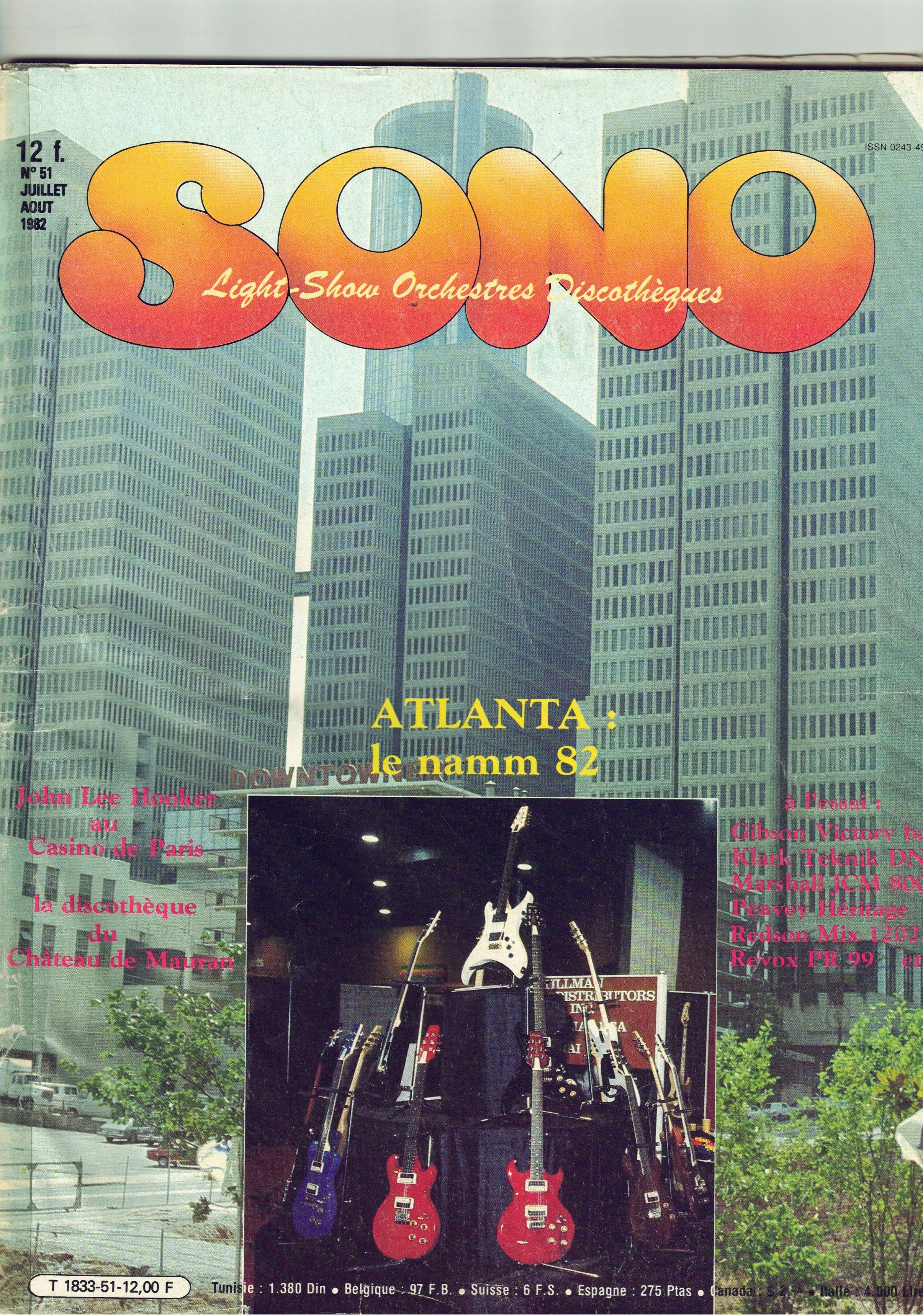 SONO MAG n ° 51 de JUI-AOUT 1982