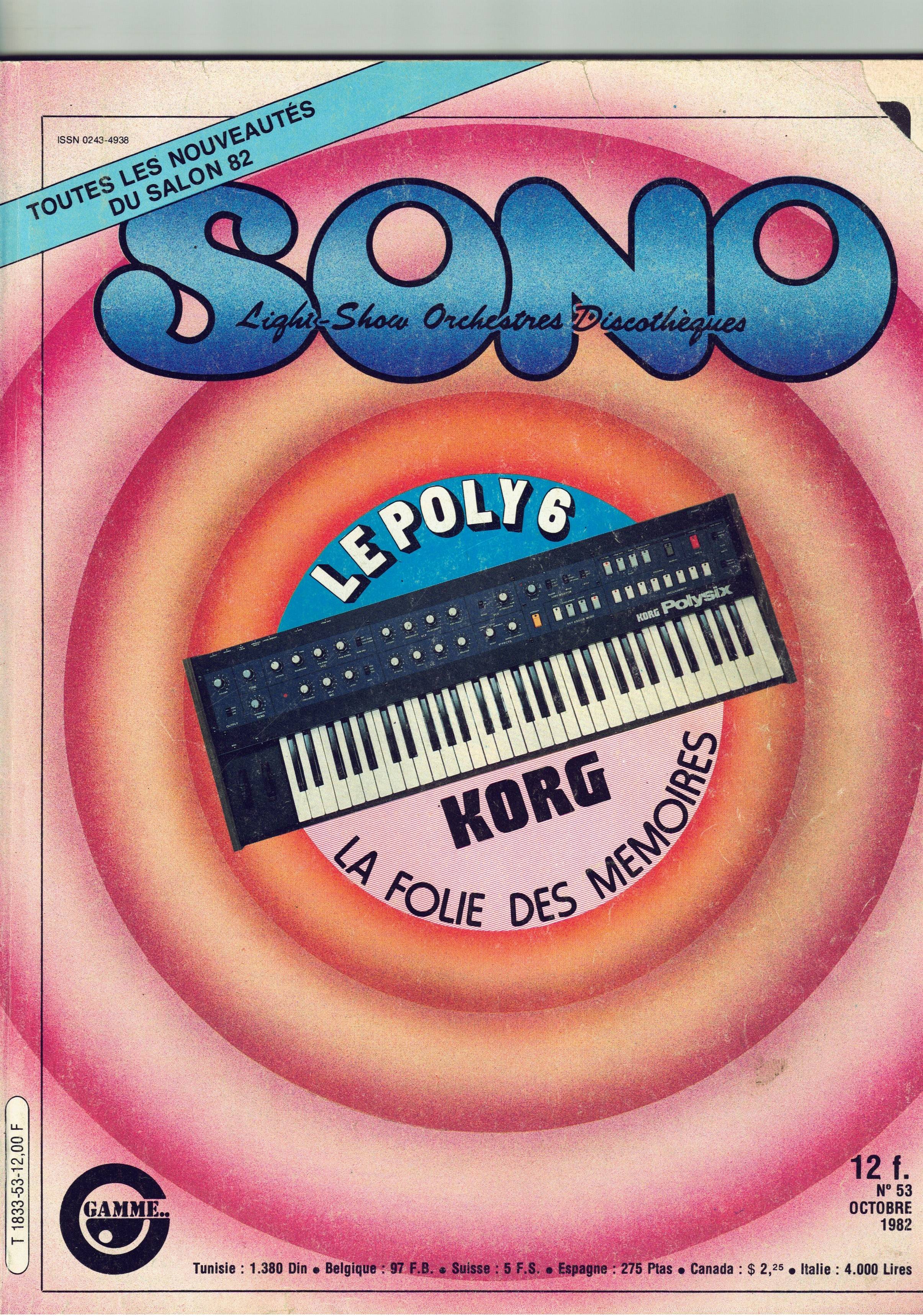 SONO MAG n ° 53 de OCTOBRE 1982