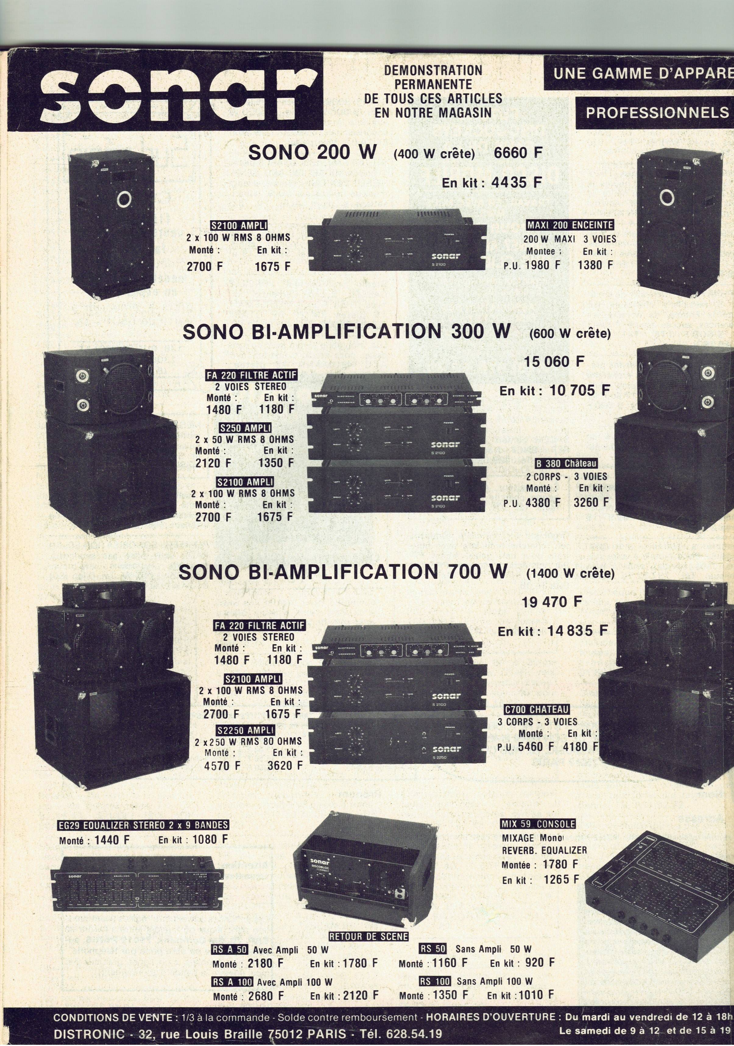 Sono N° 71 mai 1984 V
