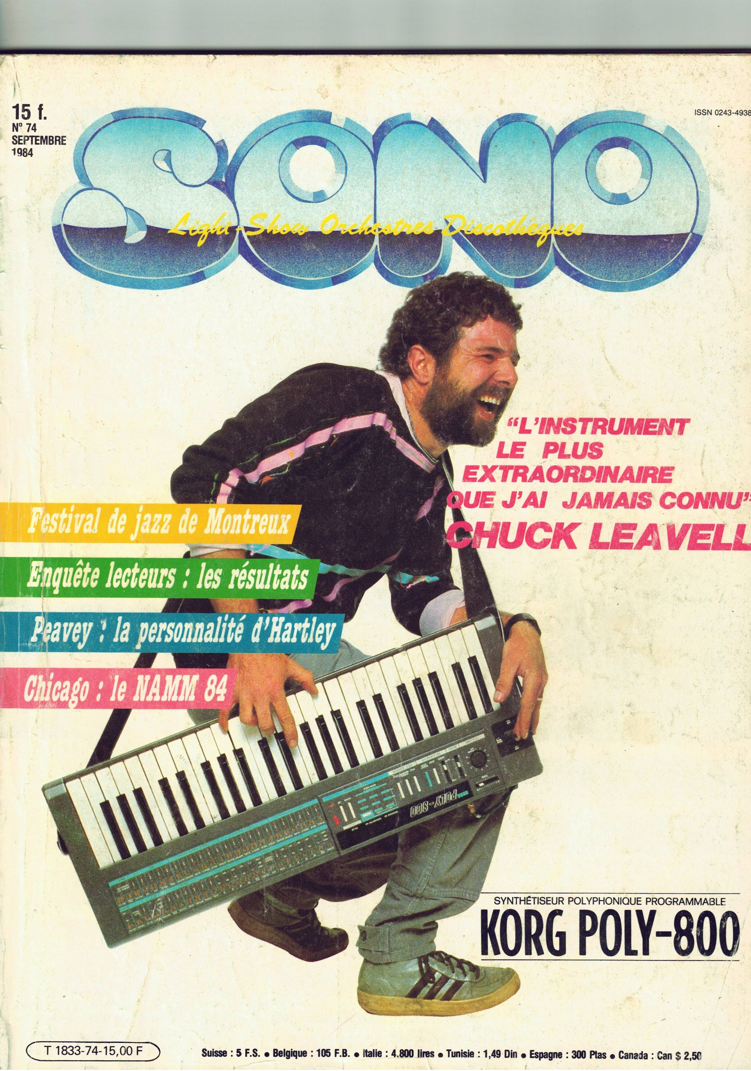 SONO MAG n ° 74 de SEPTEMBRE 1984