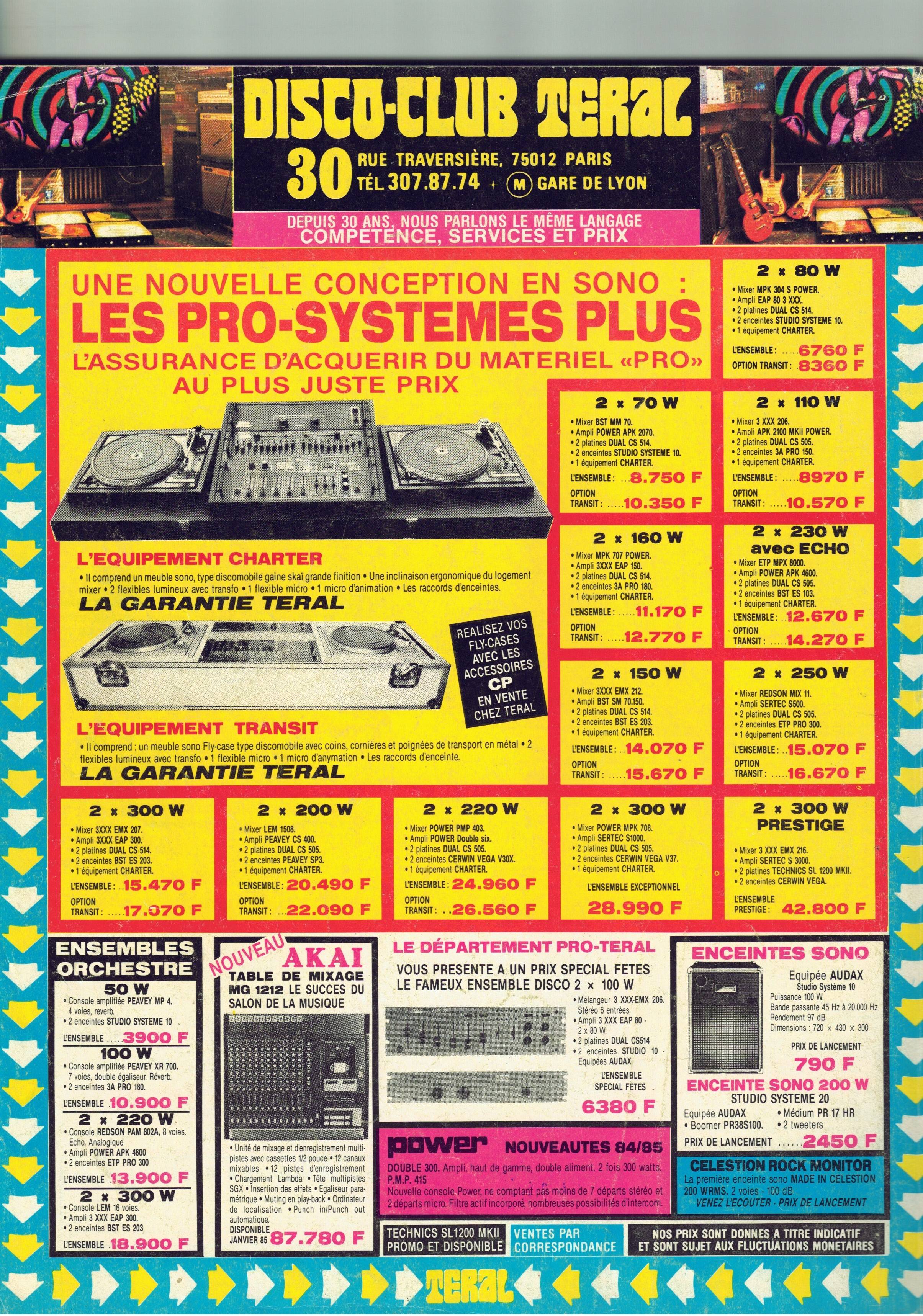 Sono N° 77 décembre 1984 V