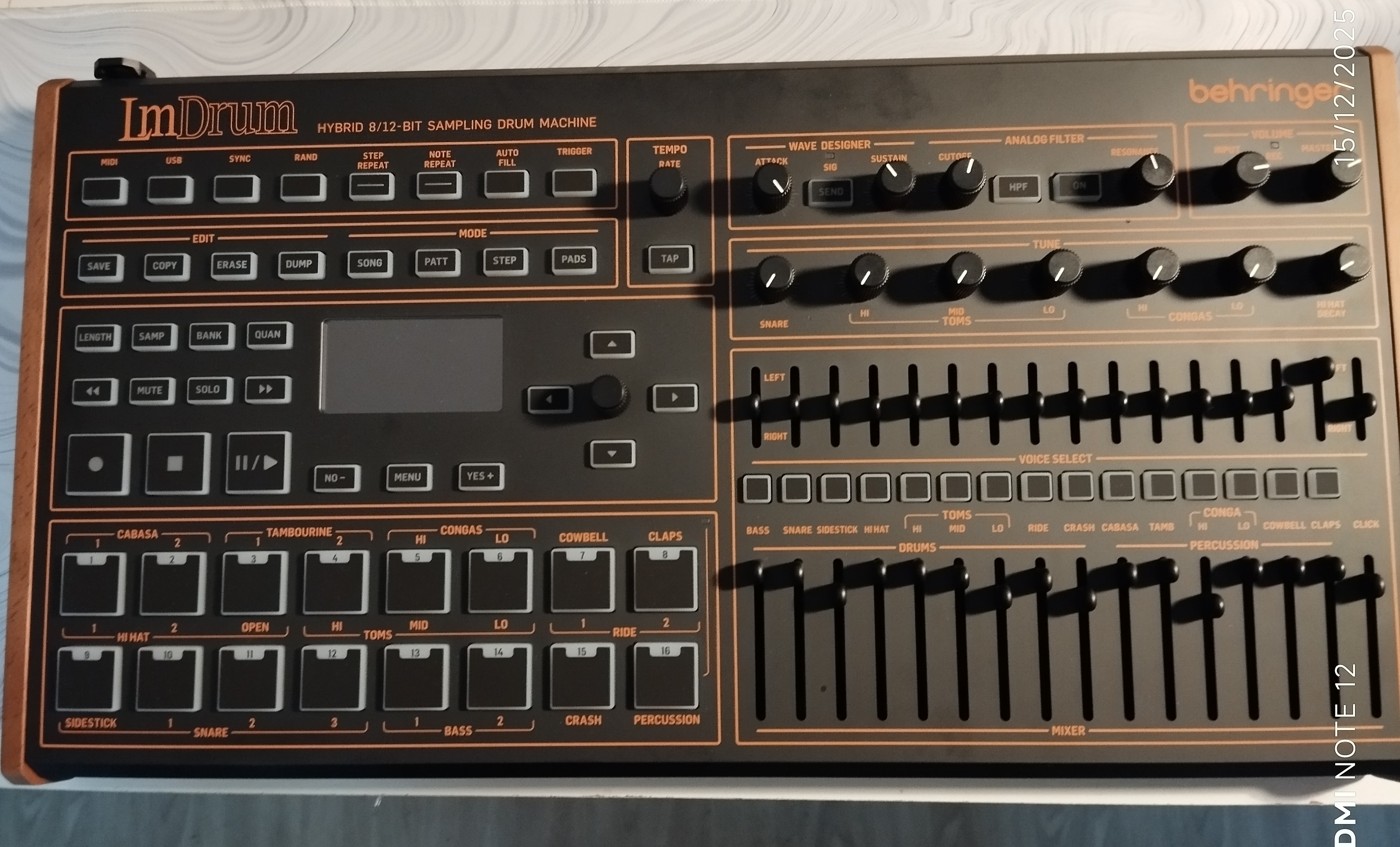 Vends Behringer LmDrum