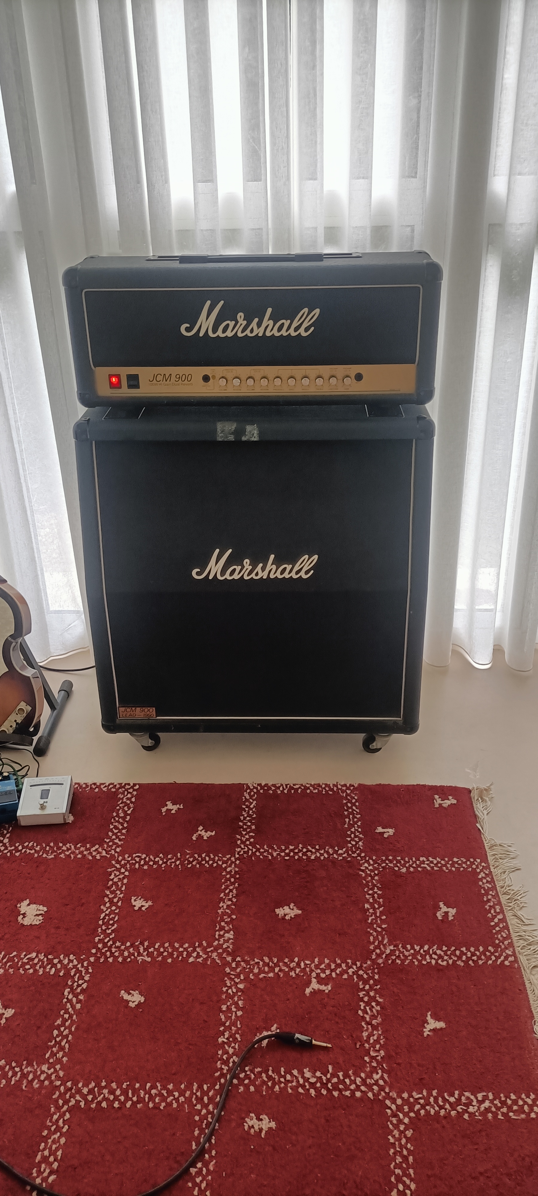 Vends stack Marshall 100W JCM900 Hi Gain Dual Reverb