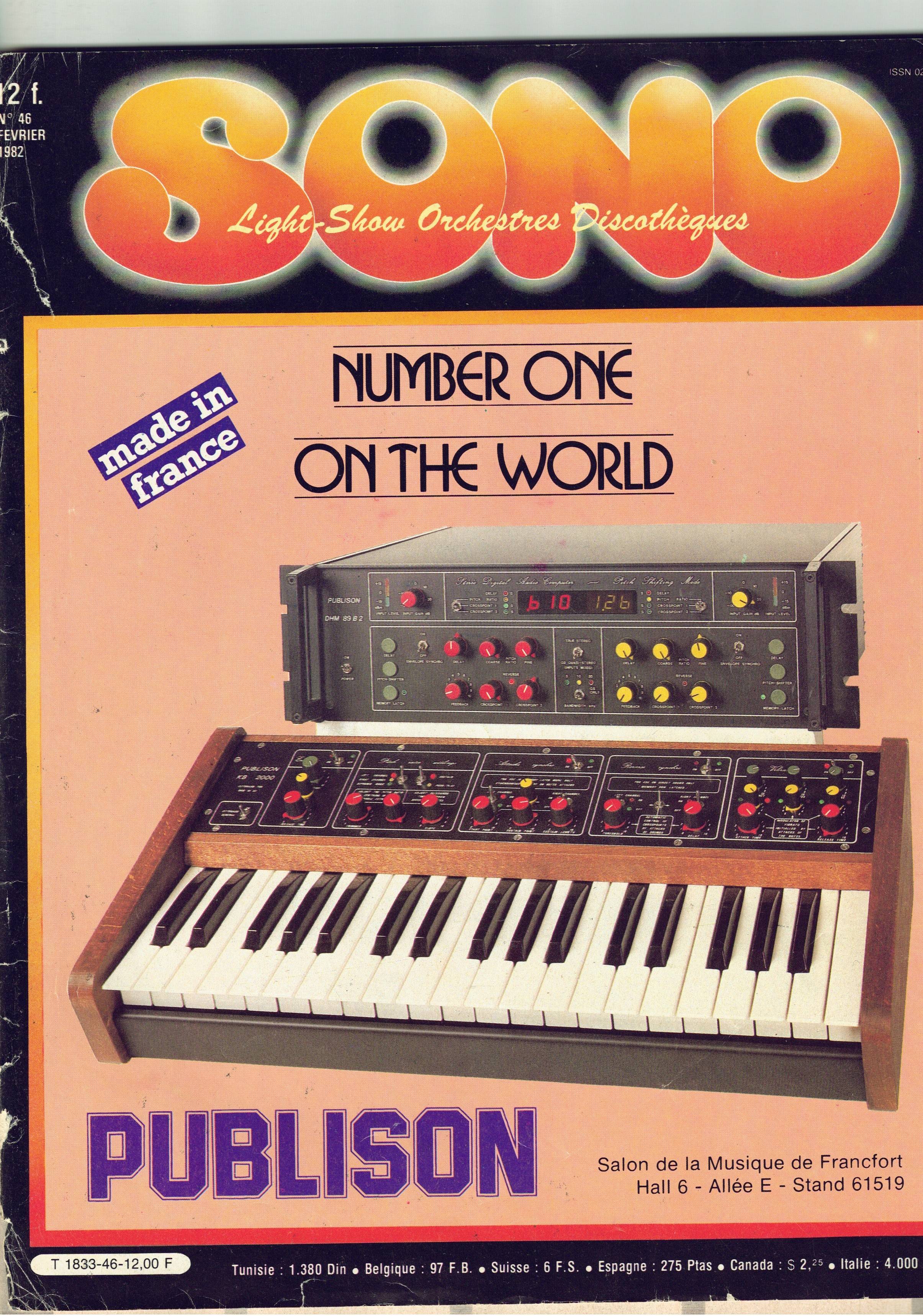 SONO MAG N° 46 de FEVRIER 1982