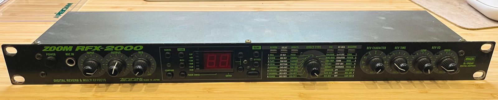 Zoom RFX-2000 Presets EFTP Shadows Très bon état