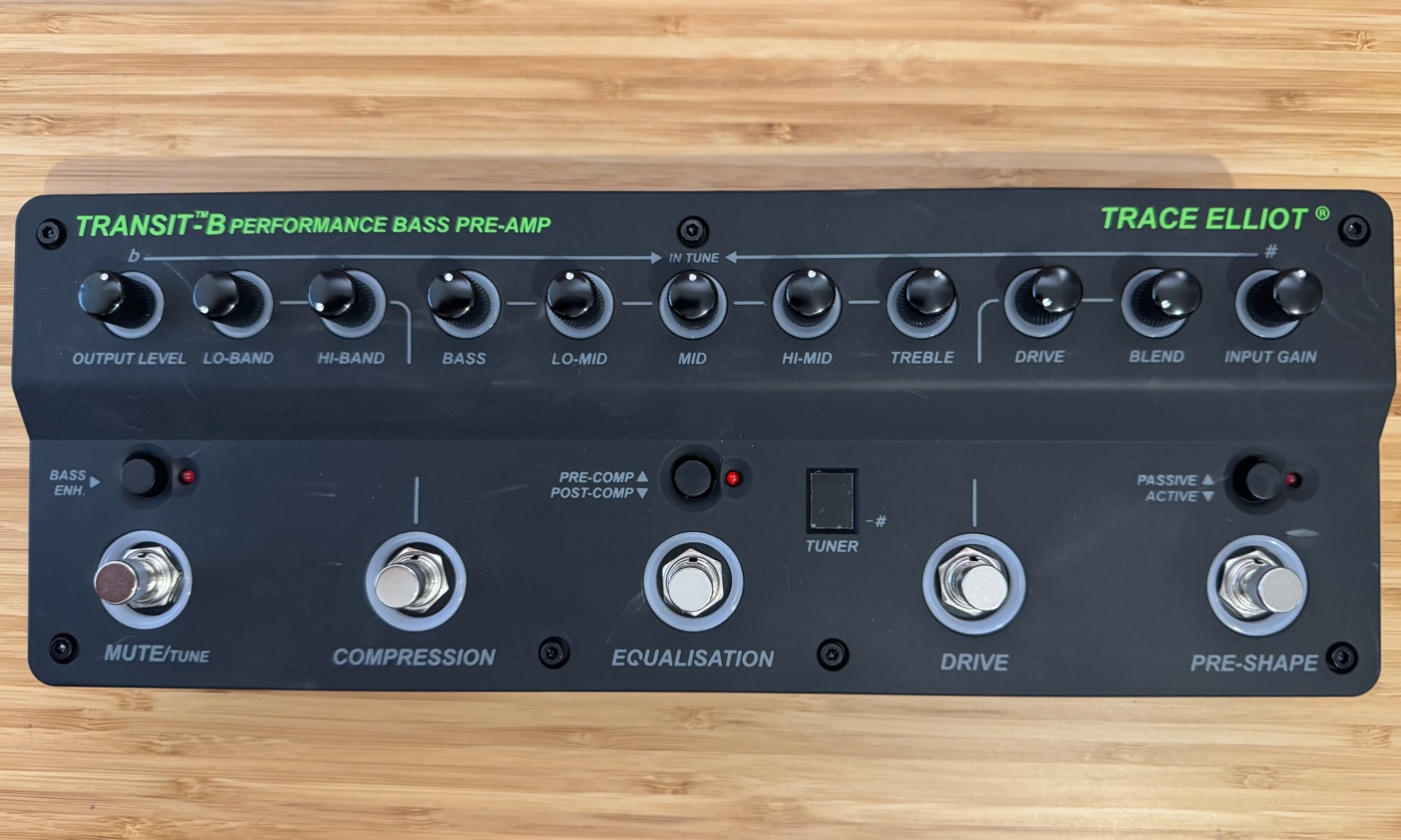 Vends Trace Elliot TRANSIT-B Performance Bass Pre-amp