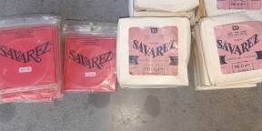 vends lot de cordes Nylon Savarez 521RL+522RL+SOL-G3eme +524-RE-D4eme
