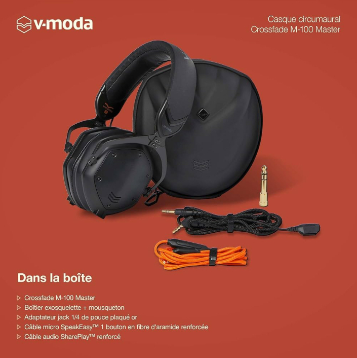 Vends casque DJ V-Moda Crossfade M-100 Master