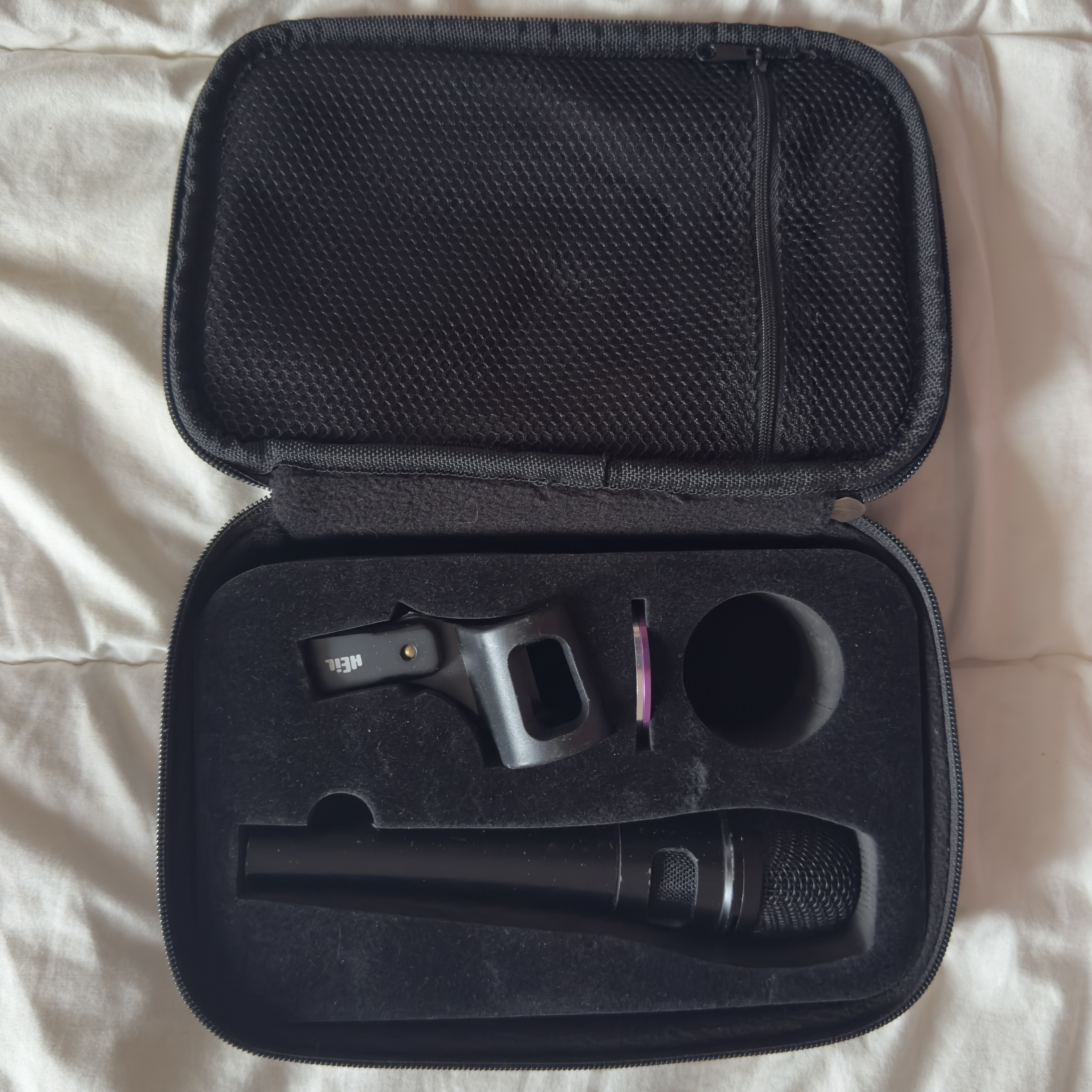 Vends HEIL Sound PR35 Microphone de scène mythique plus tôt Rock'n Roll  (bon état dans sa boite + pince)