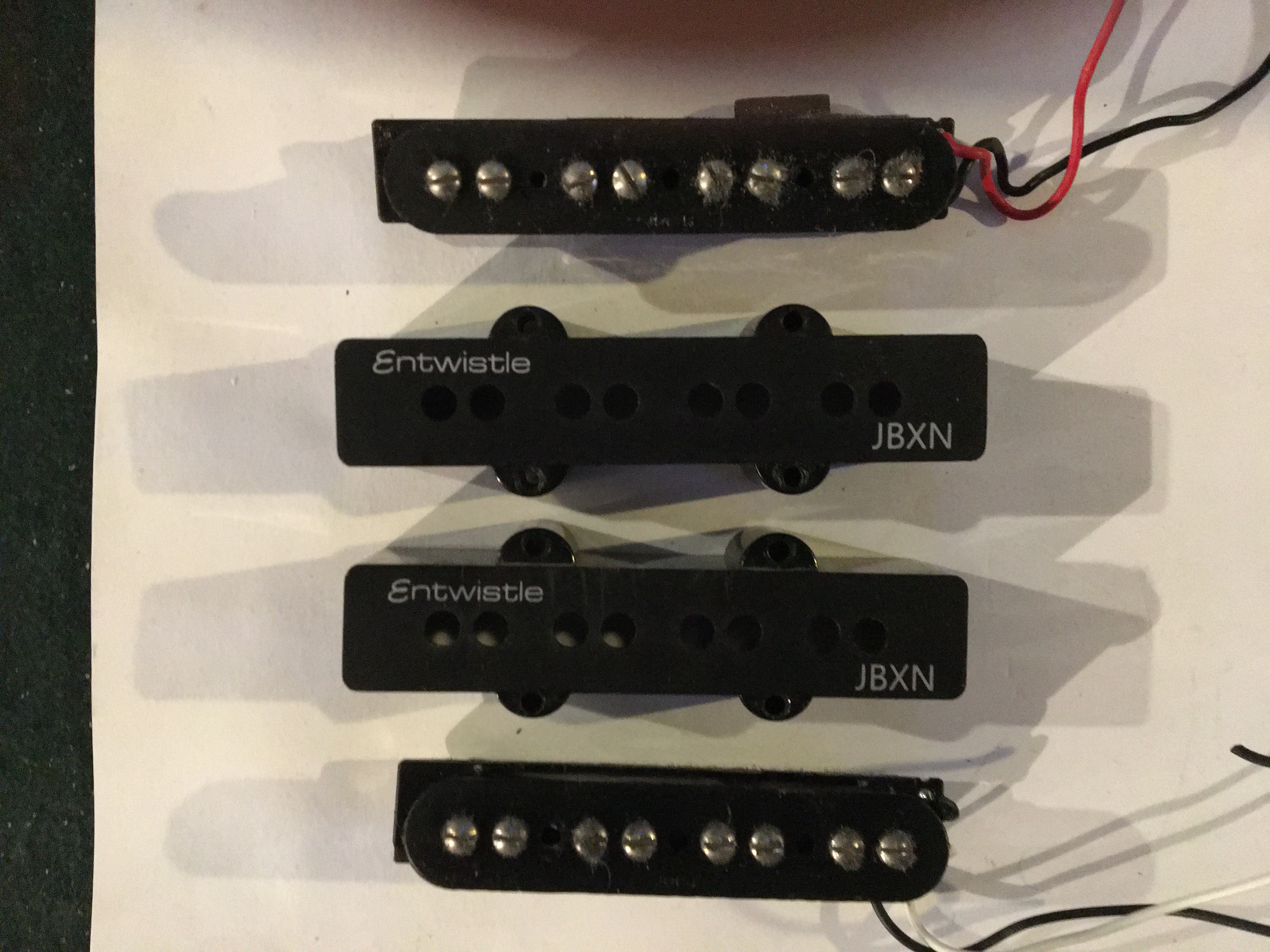 Vends Paire de Micros  Jazz Bass Entwistle JBXN