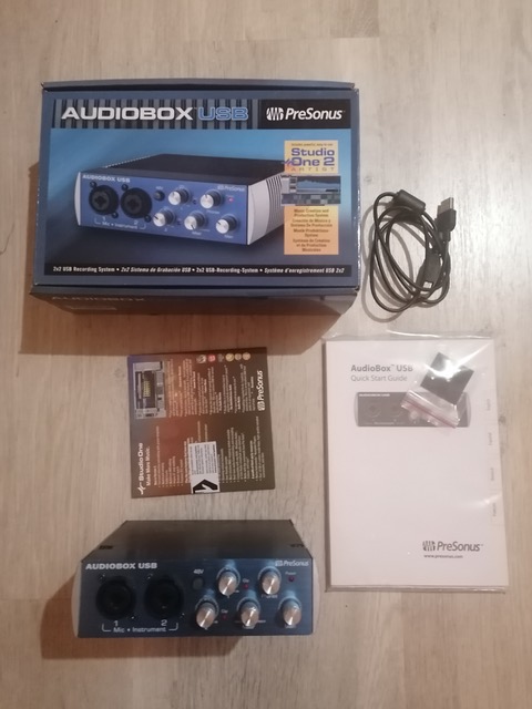 Vends presonus audiobox USB