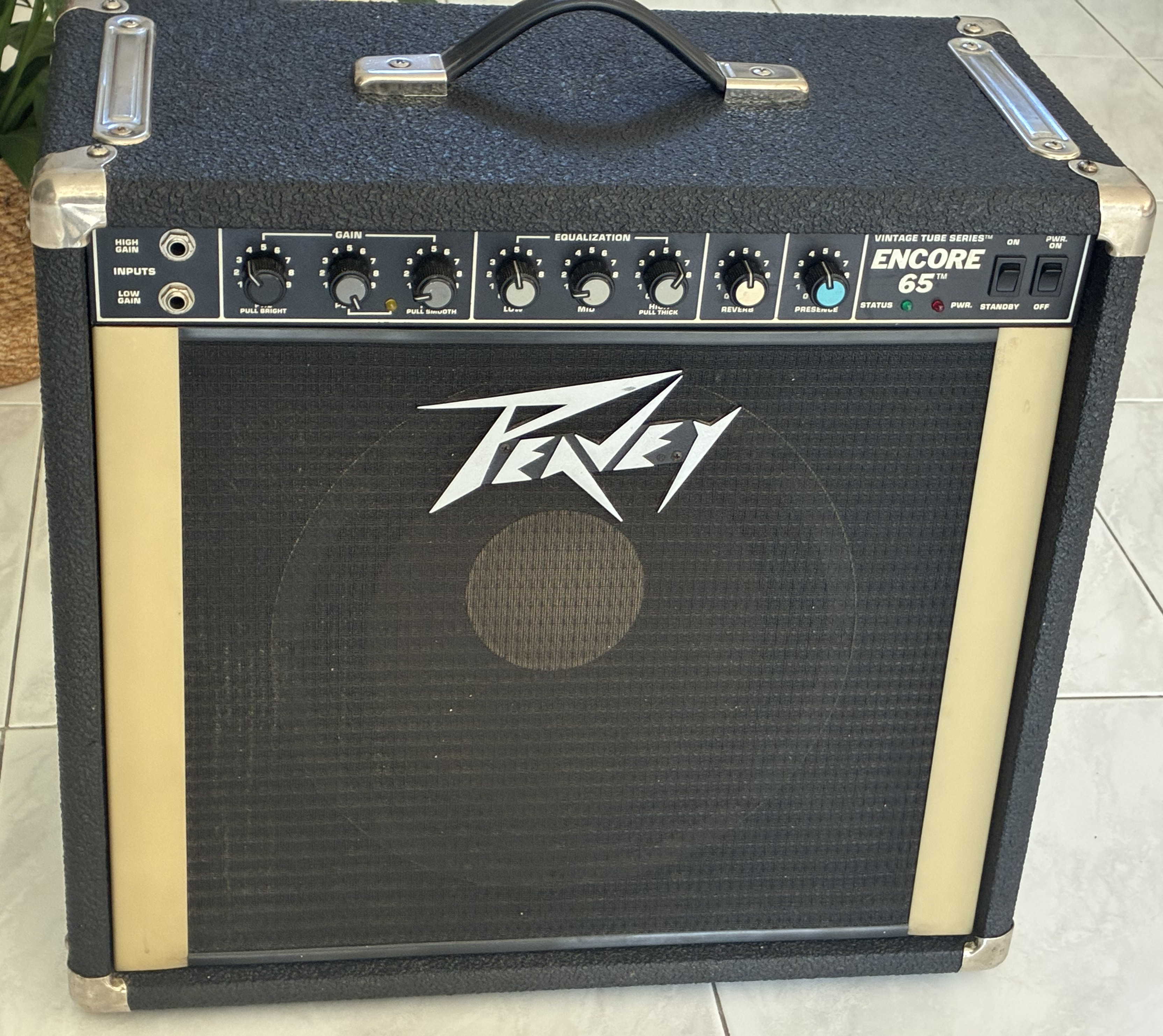 Combo 12'' guitare à lampes Peavey Encore 65 de 1985