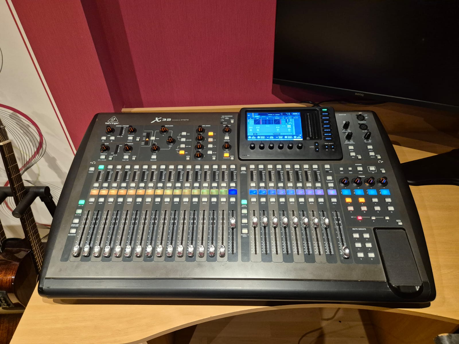 X32 avec carte X Live en flycase 