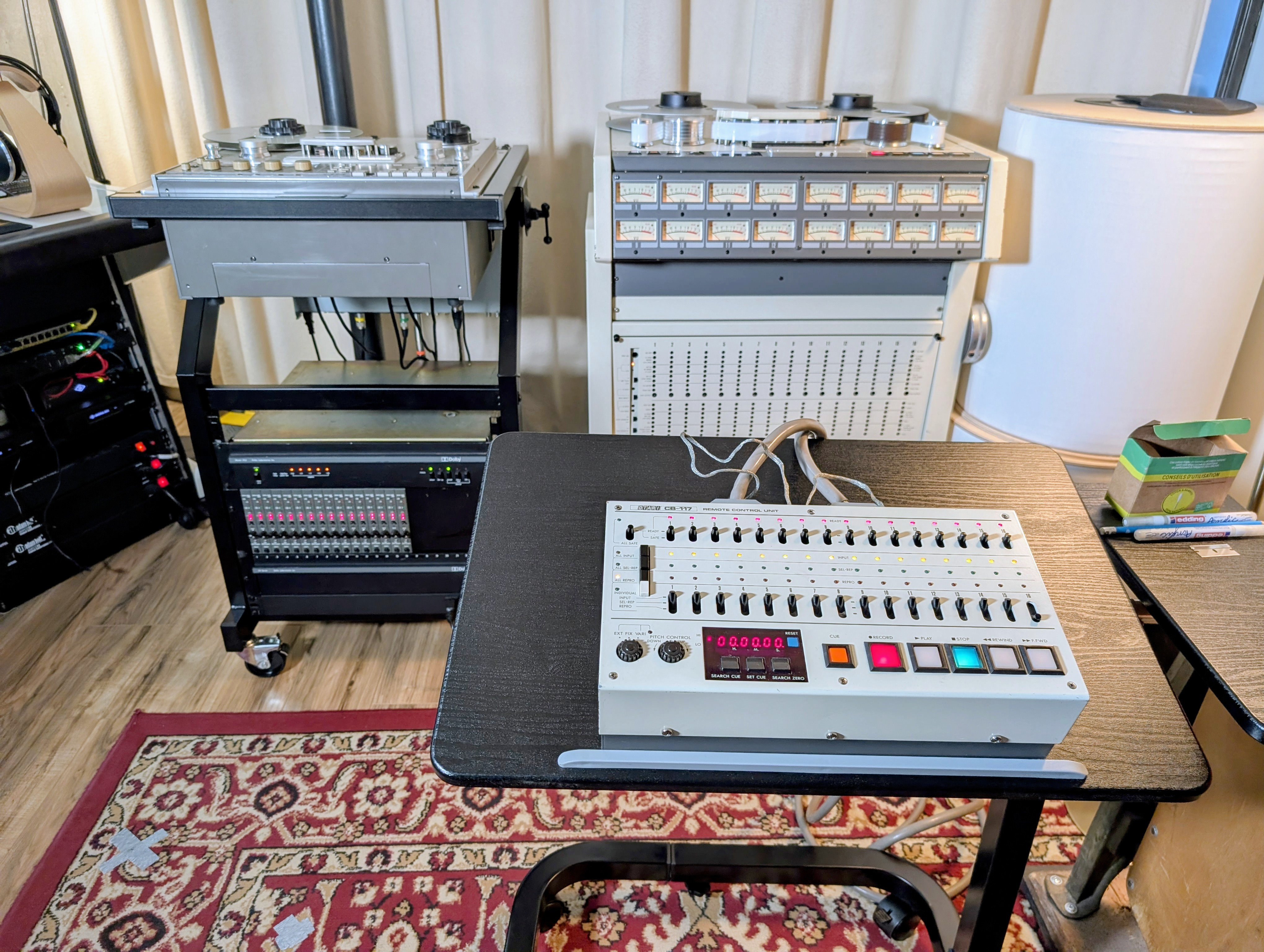 OTARI MX-70 16 pistes 1" de 1990 + Dolby SRXP + Synchronizer Adam Smith Zeta 3+ Bande MRL 