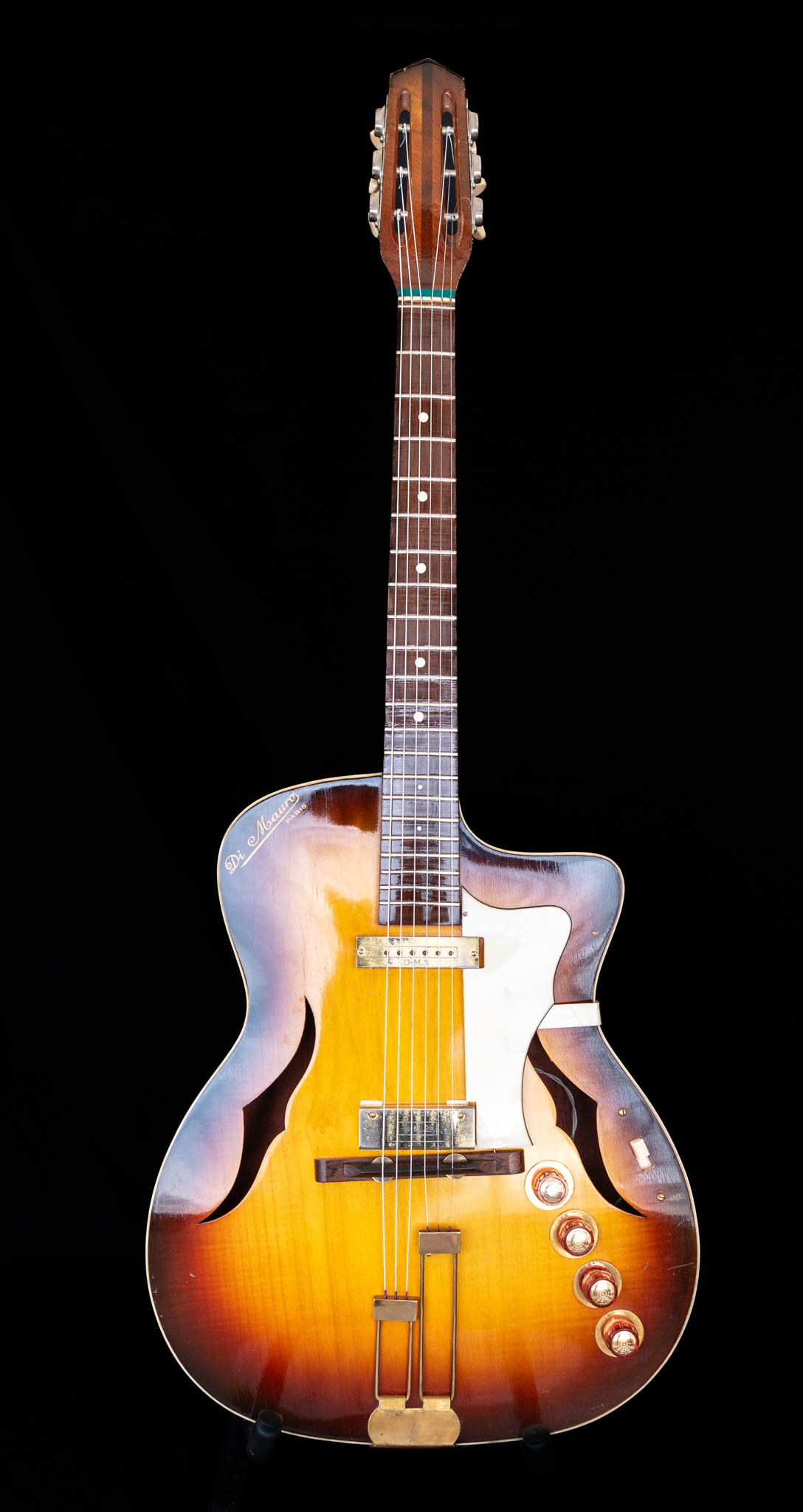 Guitare Jazz Manouche di Mauro, modèle E2, années 50/60