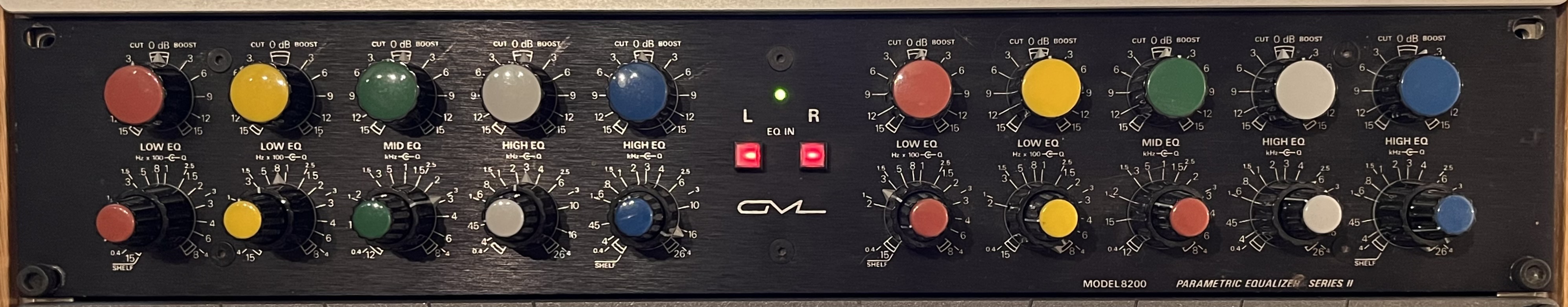 GML 8200 - PARAMETRIC EQUALIZER SERIE II