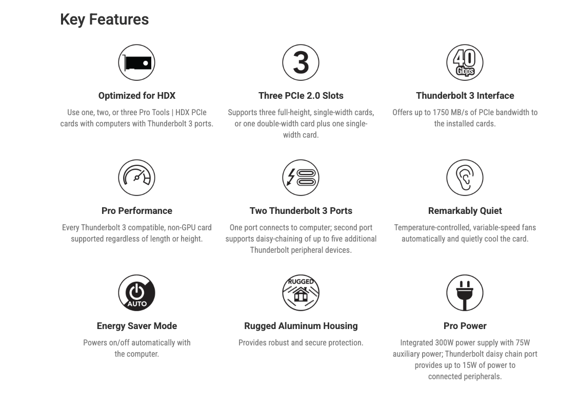 SONNET ECHO EXPRESS III - Thunderbolt 3 - HDX EDITION