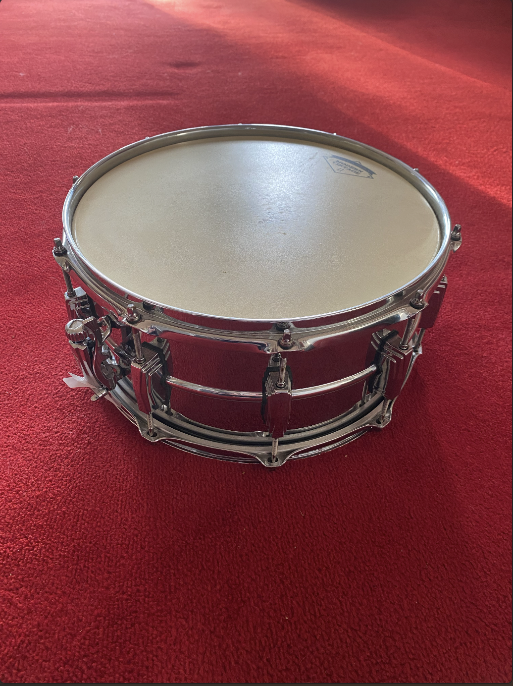 Caisse claire Ludwig acier chromé 14" vintage