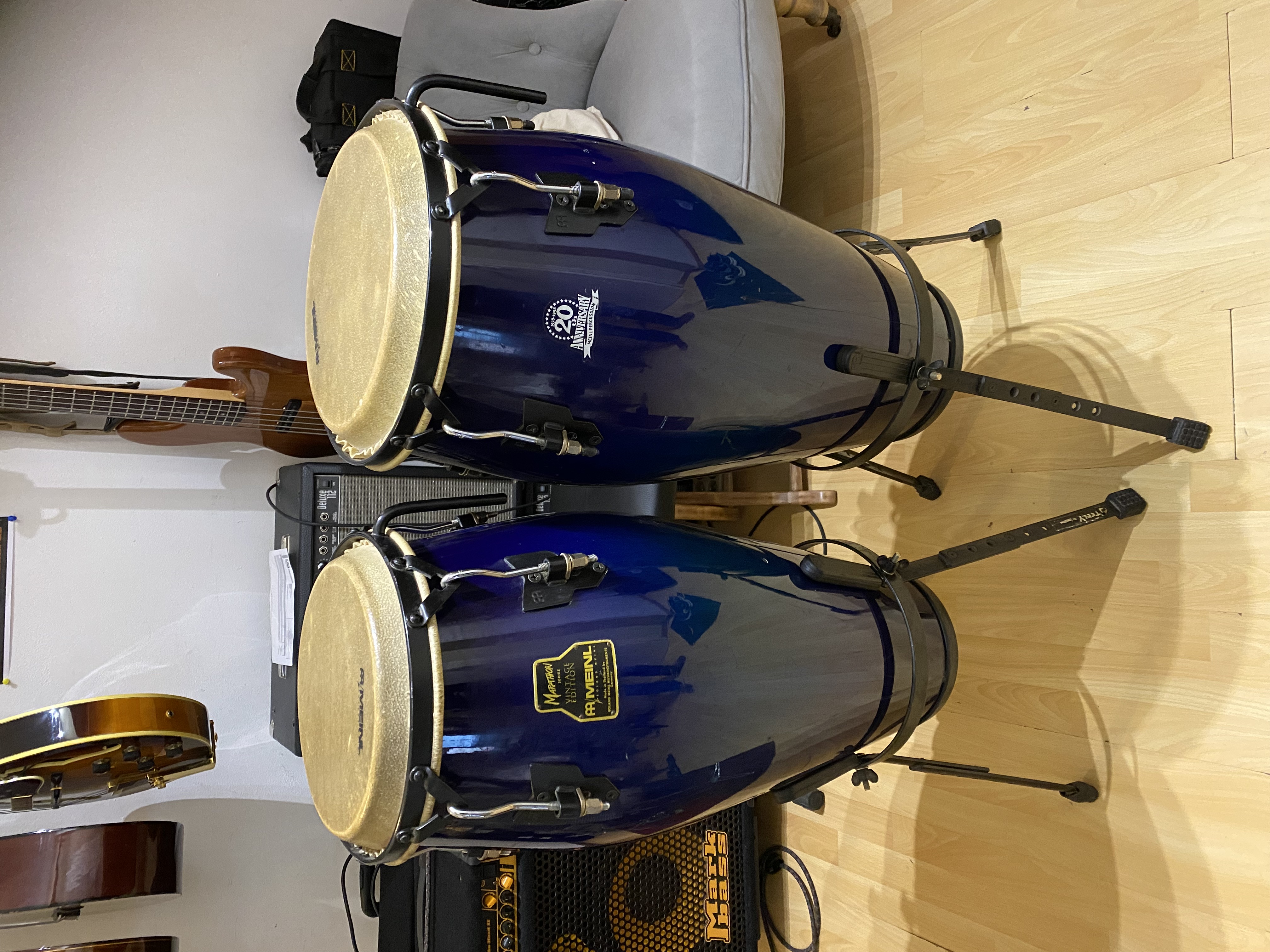  Paire de congas MEINL Vintage édition 20eme anniversaire