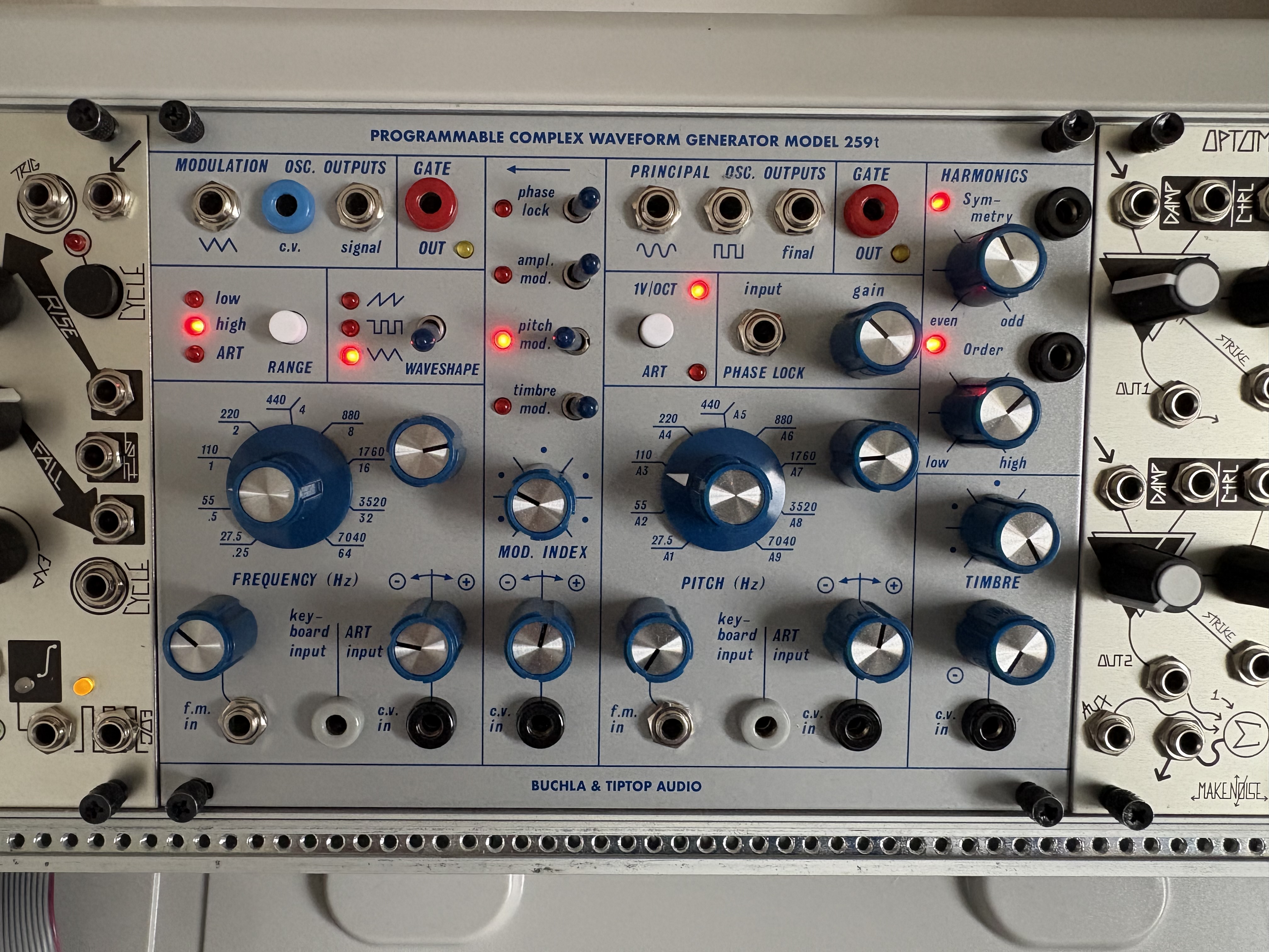 Vends Tiptop Buchla Programmable complex waveform generator model 259t