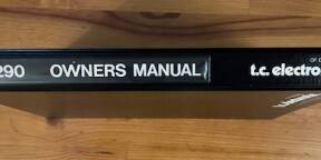 TC Electronic 2290 Mode d'emploi classeur d'origine et prospectus publicitaires d'époque !