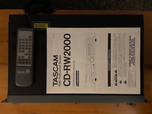 Tascam CDRW 2000 8