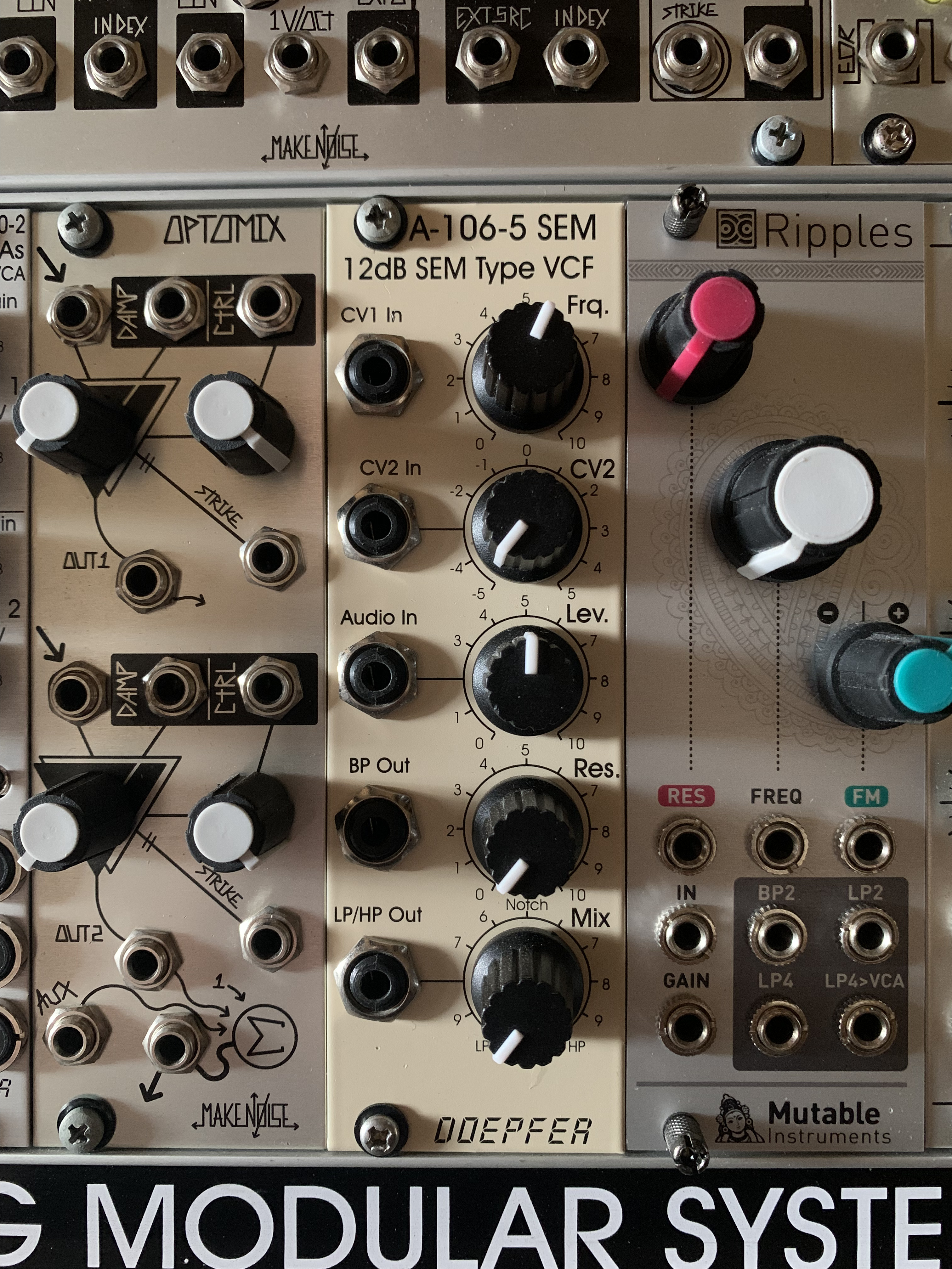 Doepfer A-106-5 filtre SEM