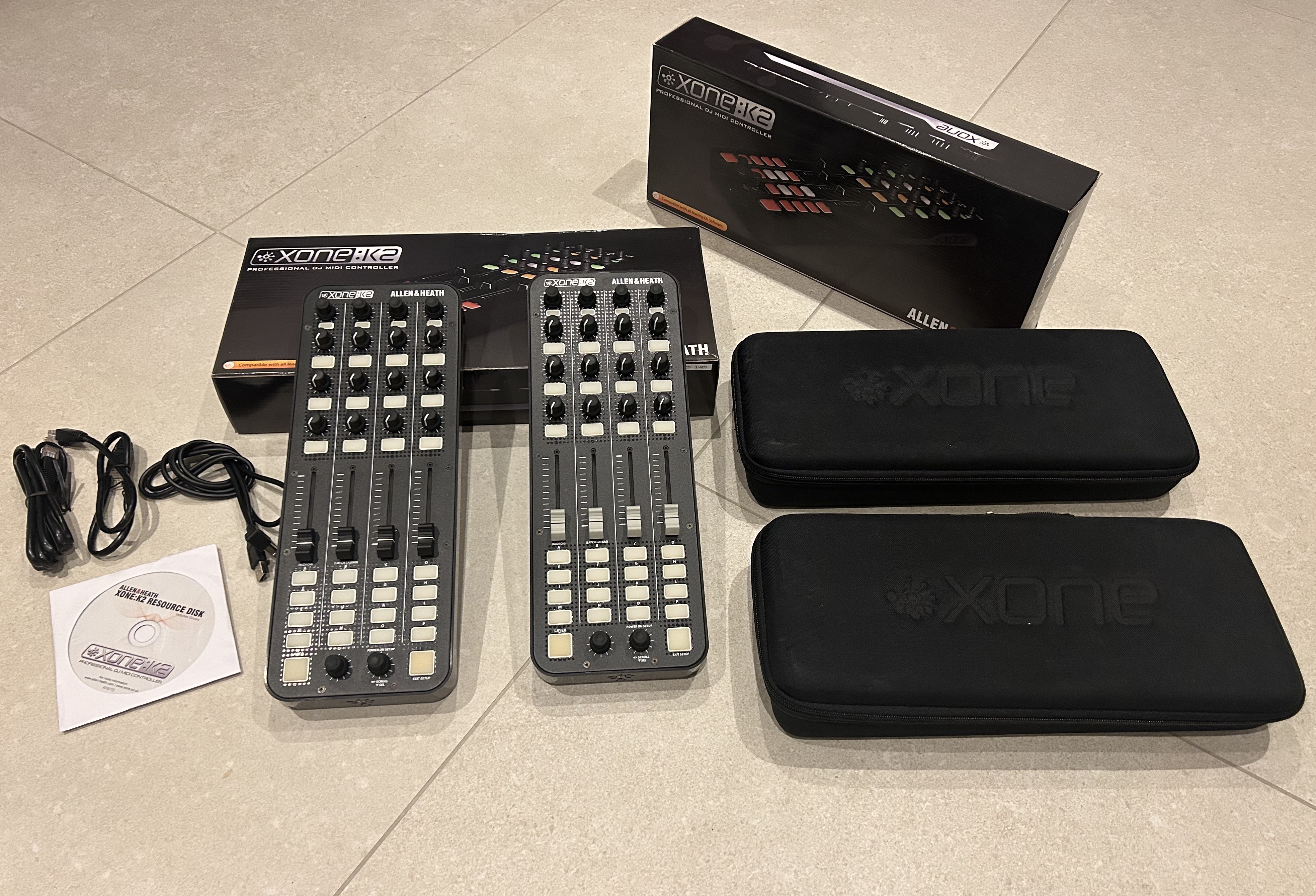 Bundle 2x Allen & Heath XONE:K2 MIDI/USB DJ Controller