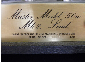 Marshall 2204 JCM800 Master Volume Lead [1981-1989] (63110)