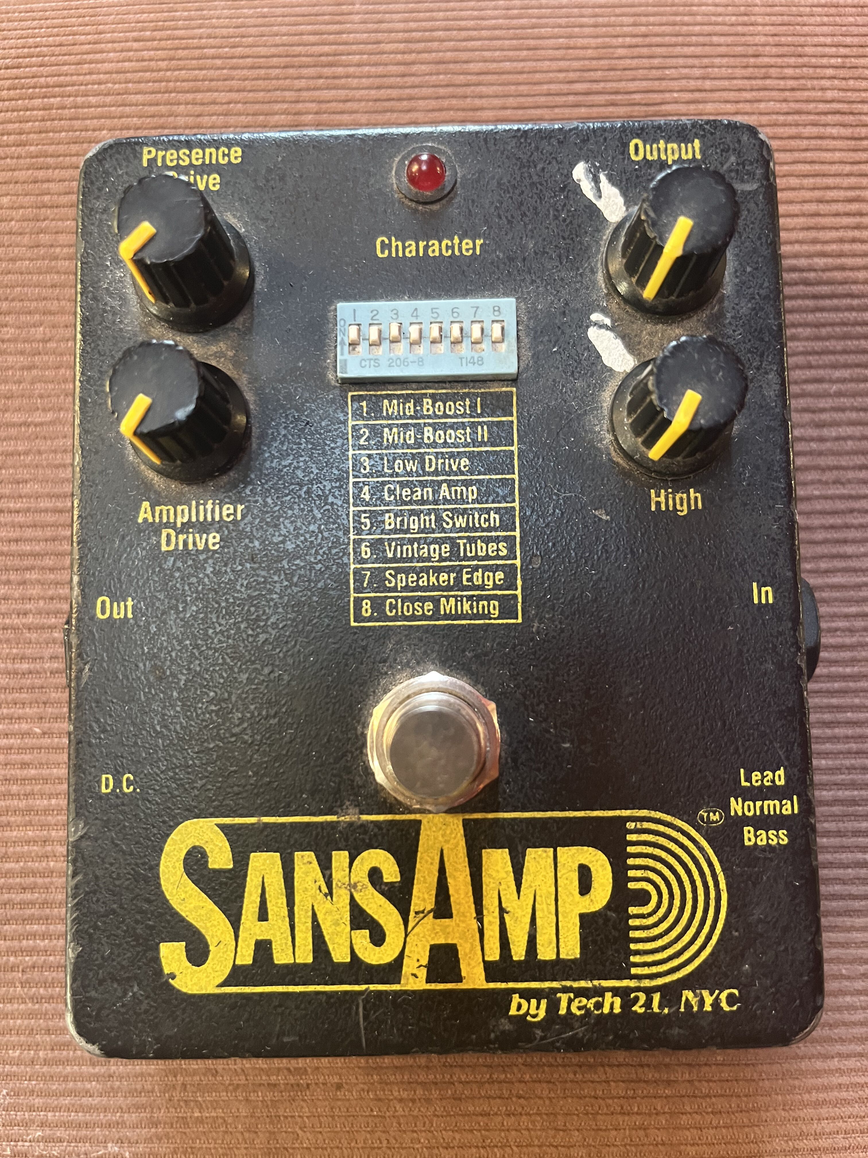 vends Tech 21 SansAmp Classic Original Version  